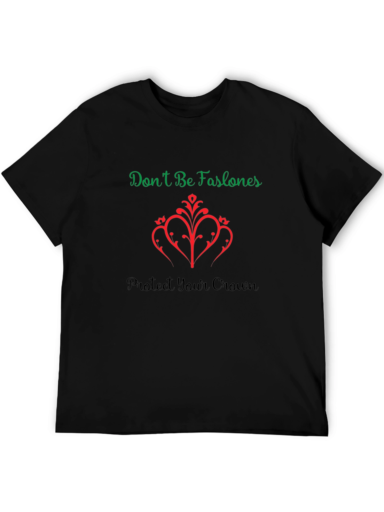 Protect Your Crown Black T-Shirt