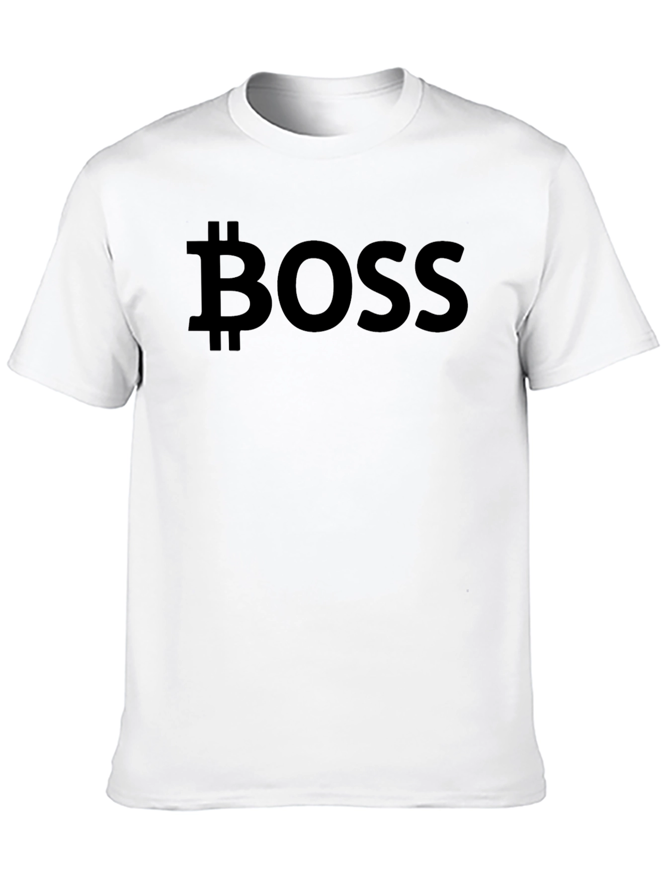 Bitcoin Boss Black T-Shirt - Crypto Currency Fashion