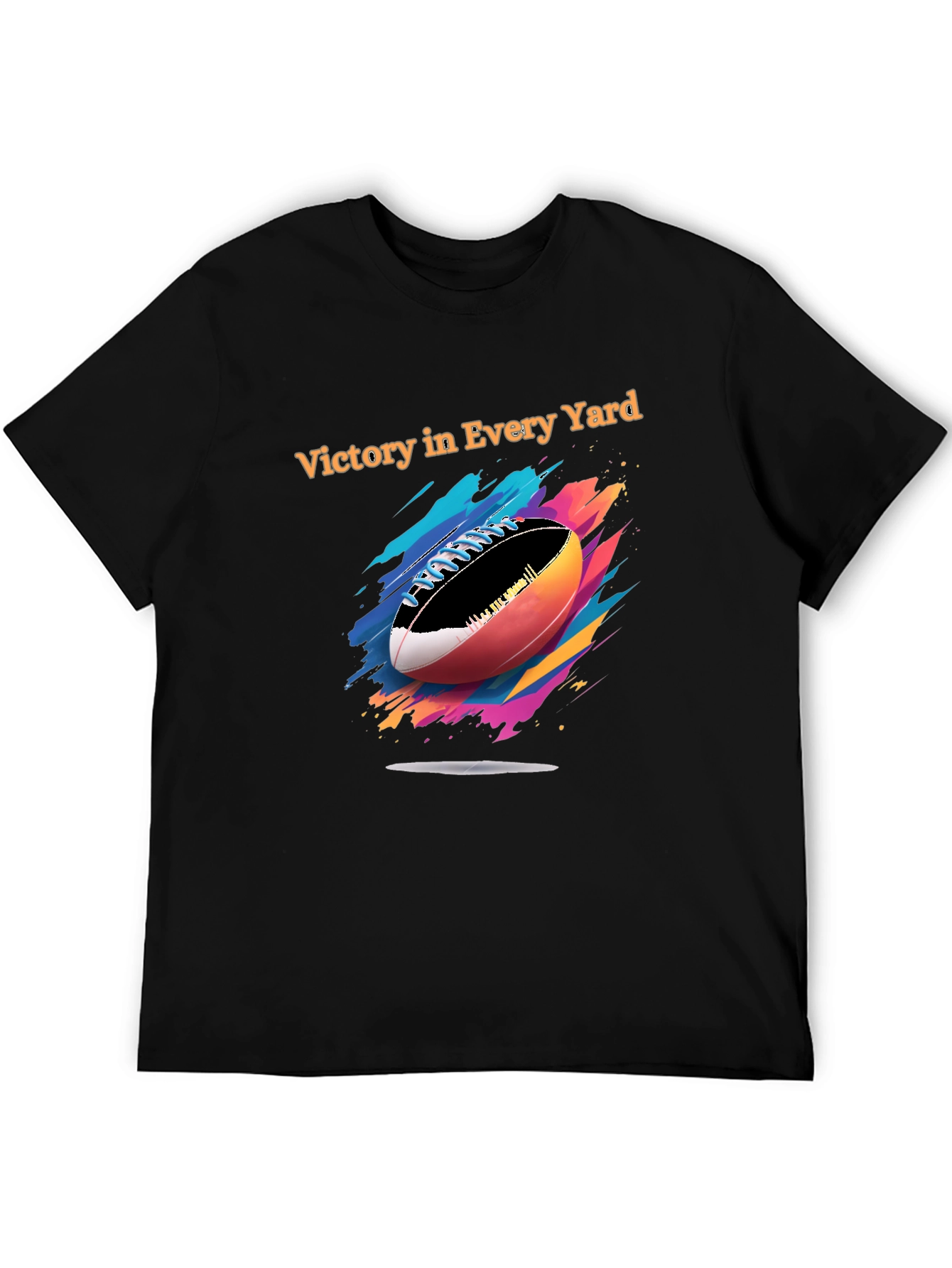 Victory in Every Yard Football Graphic Tee