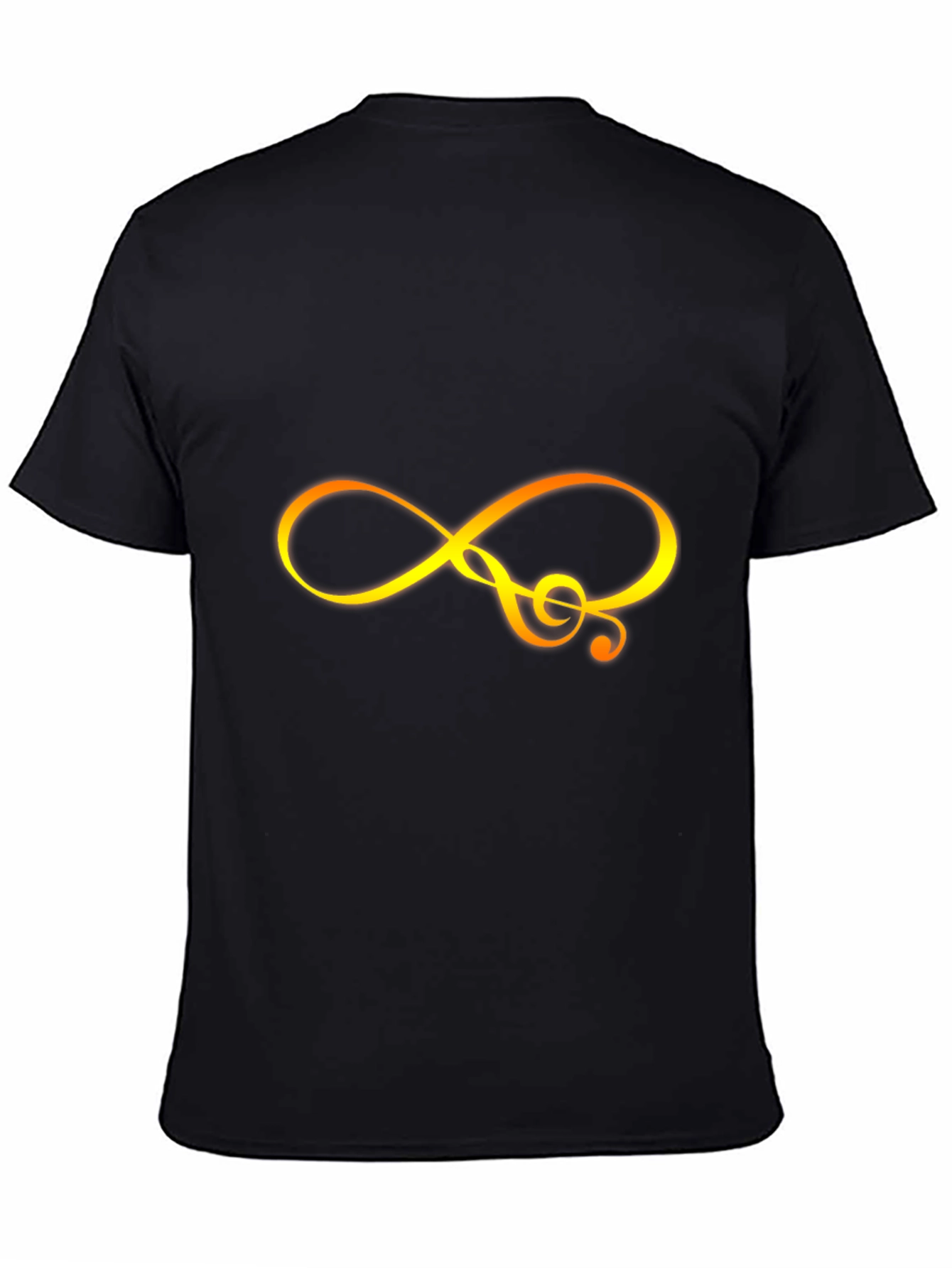 Infinity Music Symbol Graphic Tee - Black