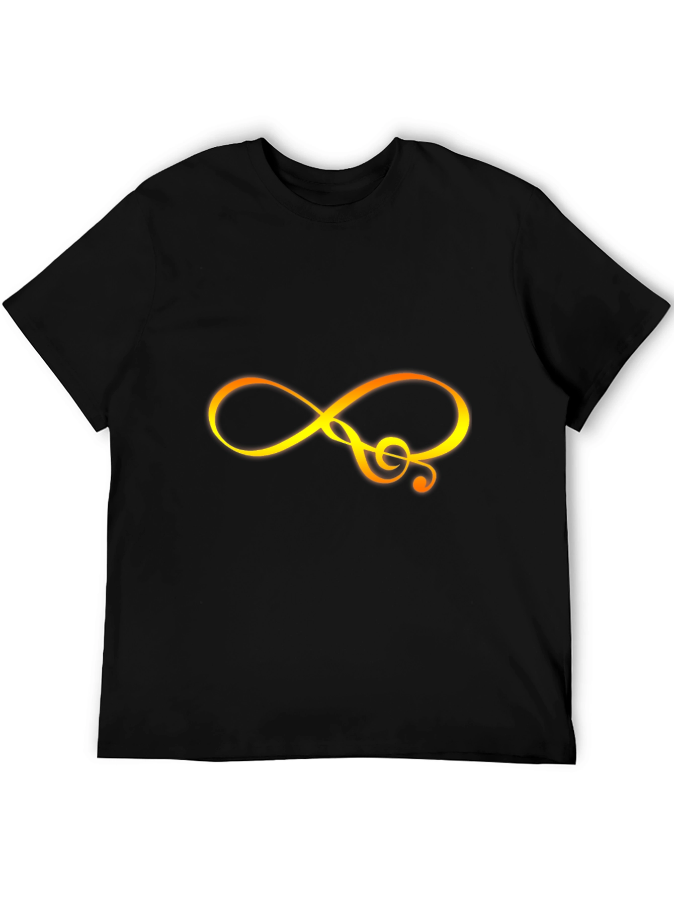 Infinity Music Symbol Graphic Tee - Black