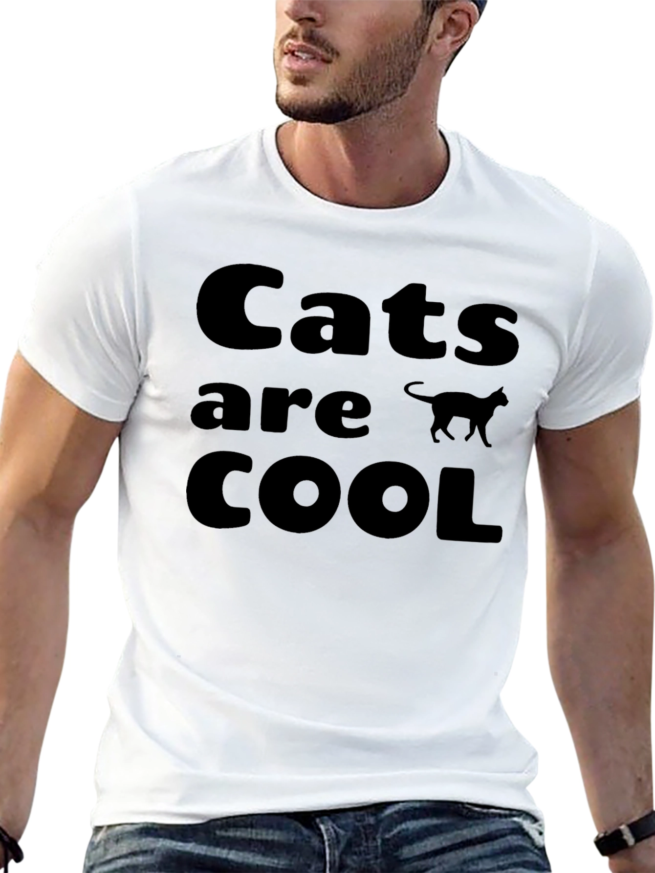 Cool Cats Graphic T-Shirt - Unisex Crew Neck Tee