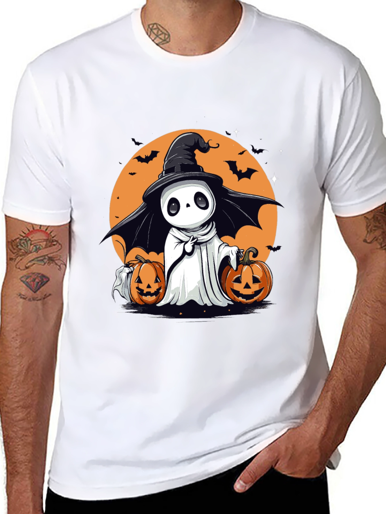 Halloween Ghost Graphic Tee