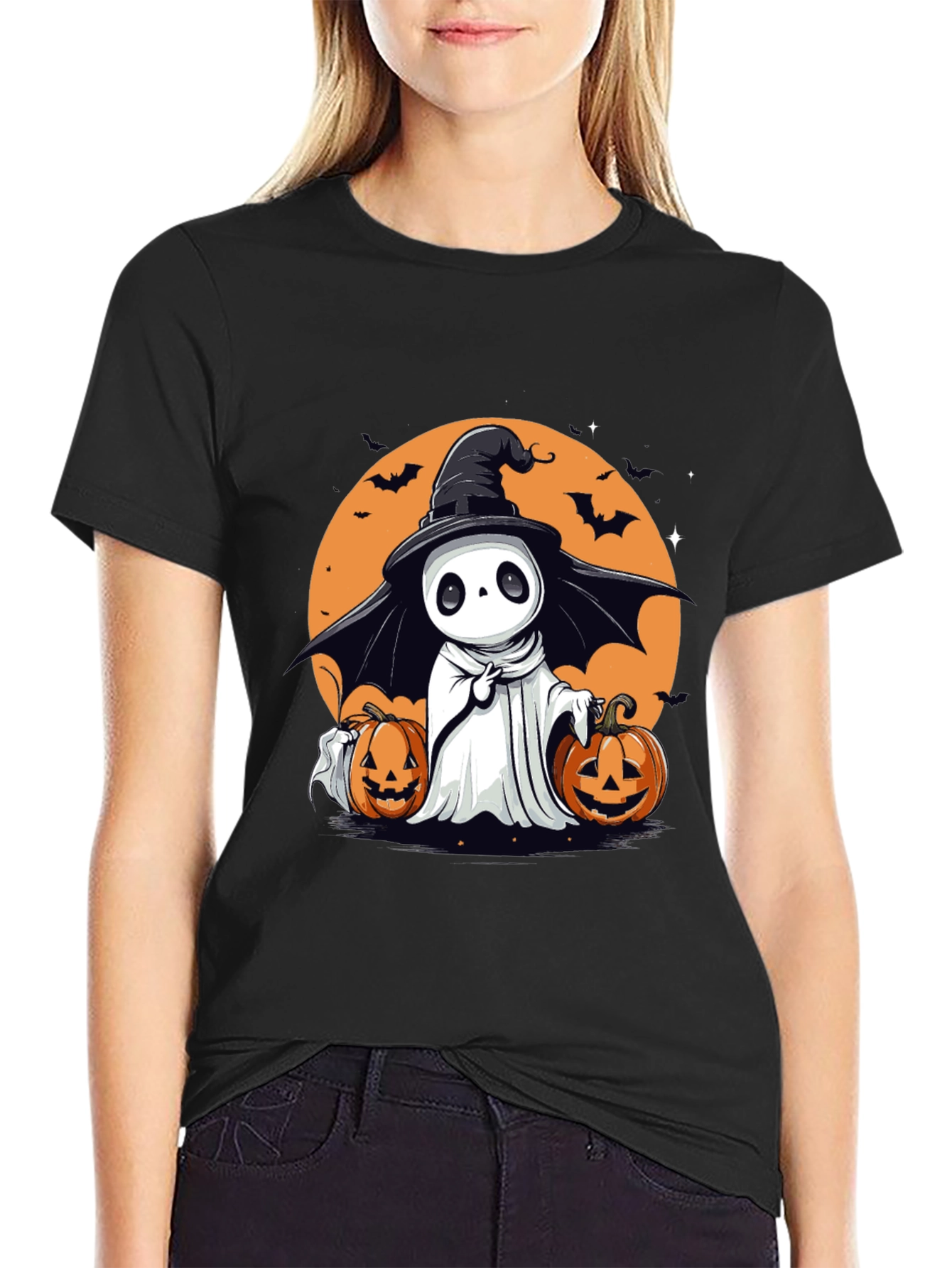Halloween Ghost Graphic Tee