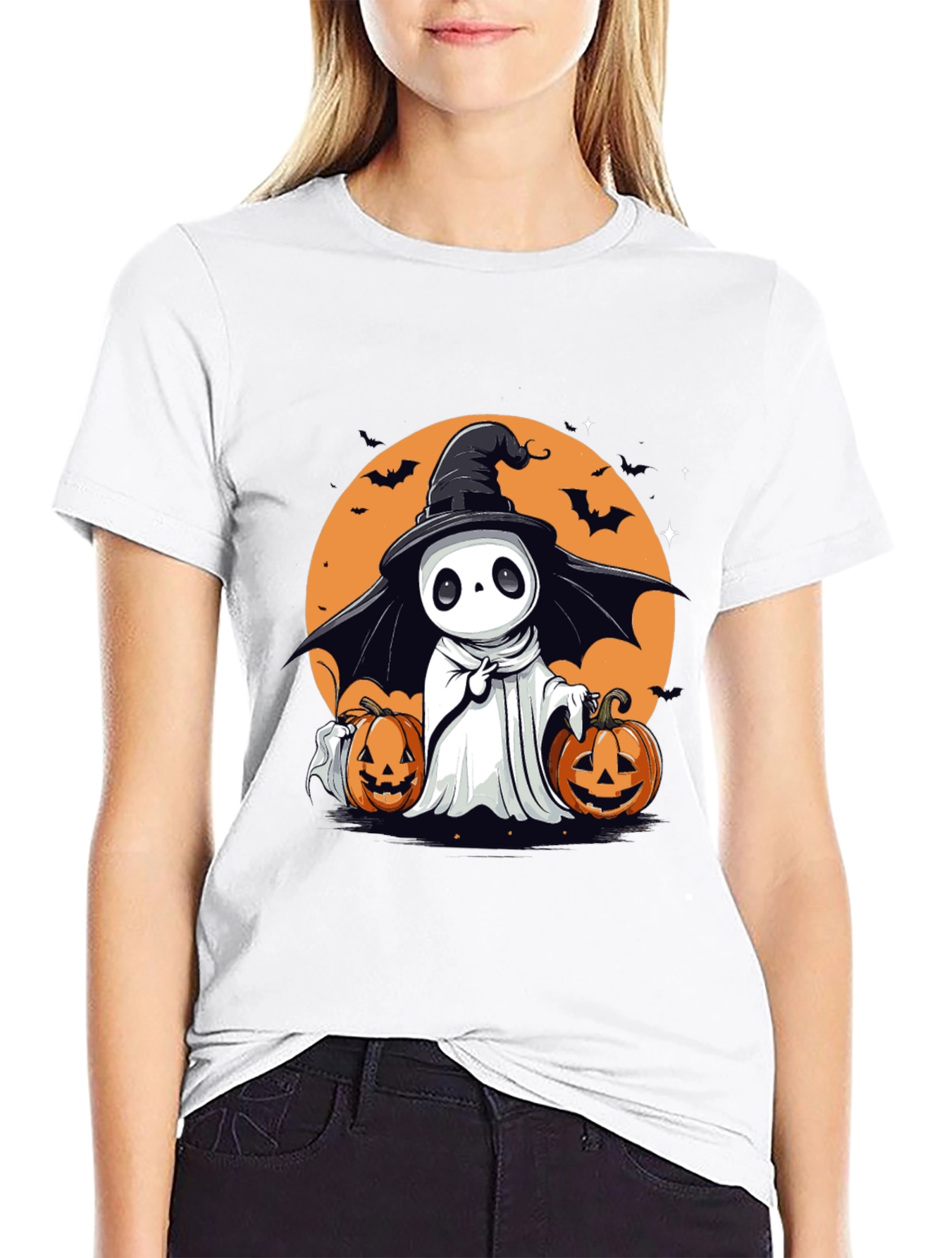 Halloween Ghost Graphic Tee