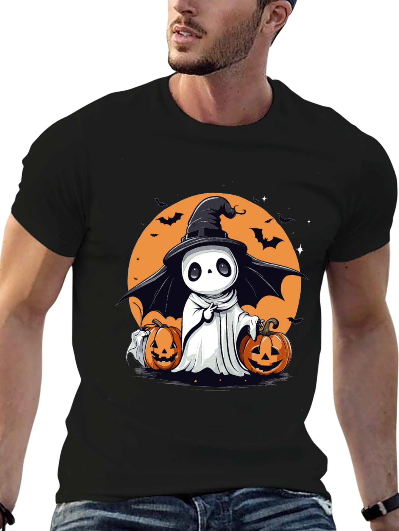 Halloween Ghost Graphic Tee