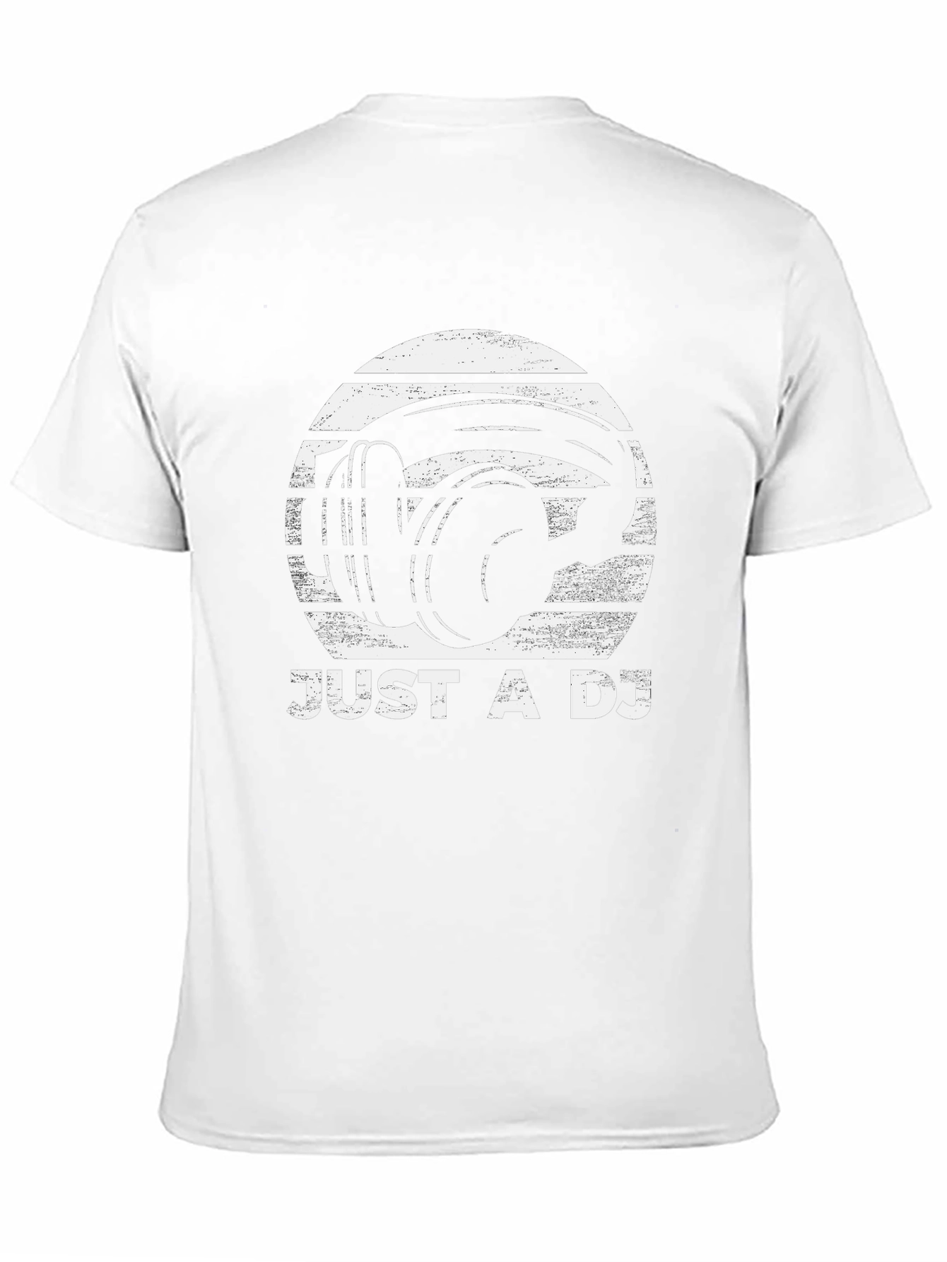 Just A DJ T-Shirt Headphones Graphic Tee