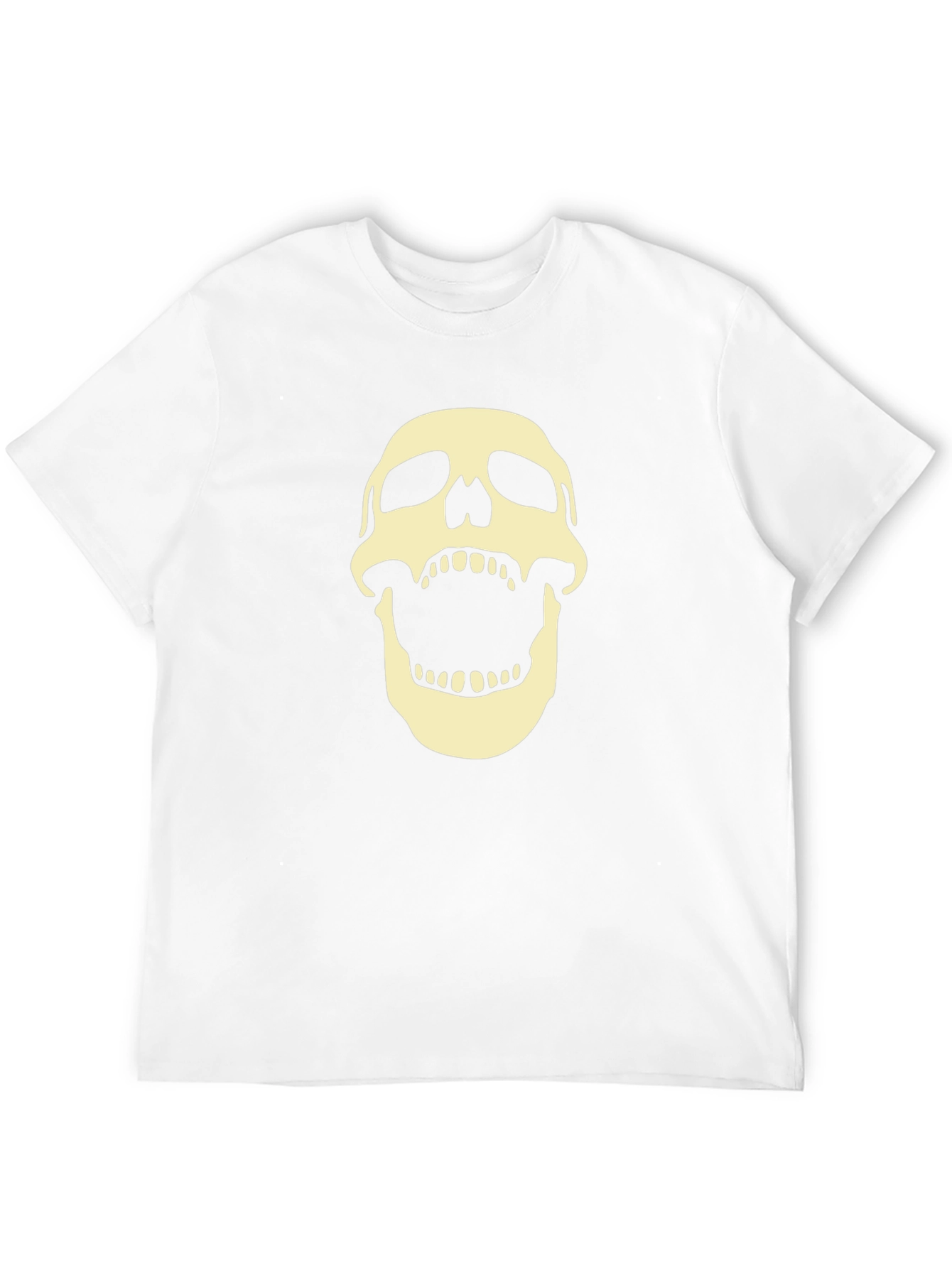 Skull Graphic Tee - Bold Black T-Shirt