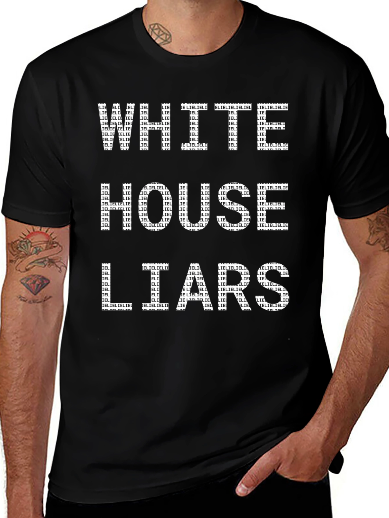Political Statement T-Shirt: White House Liars
