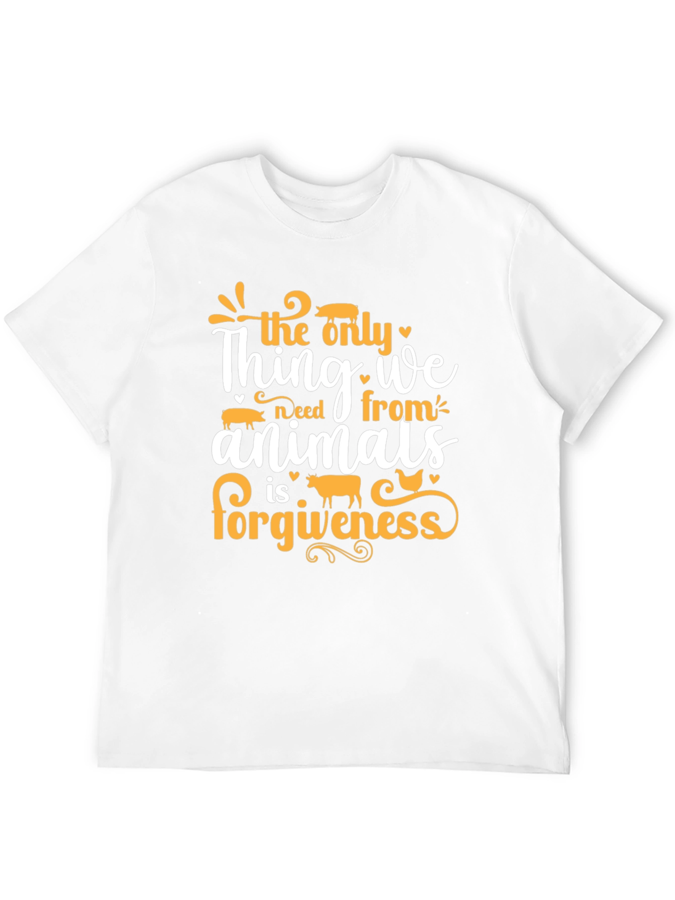 Vegan Animal Forgiveness T-Shirt - Unisex
