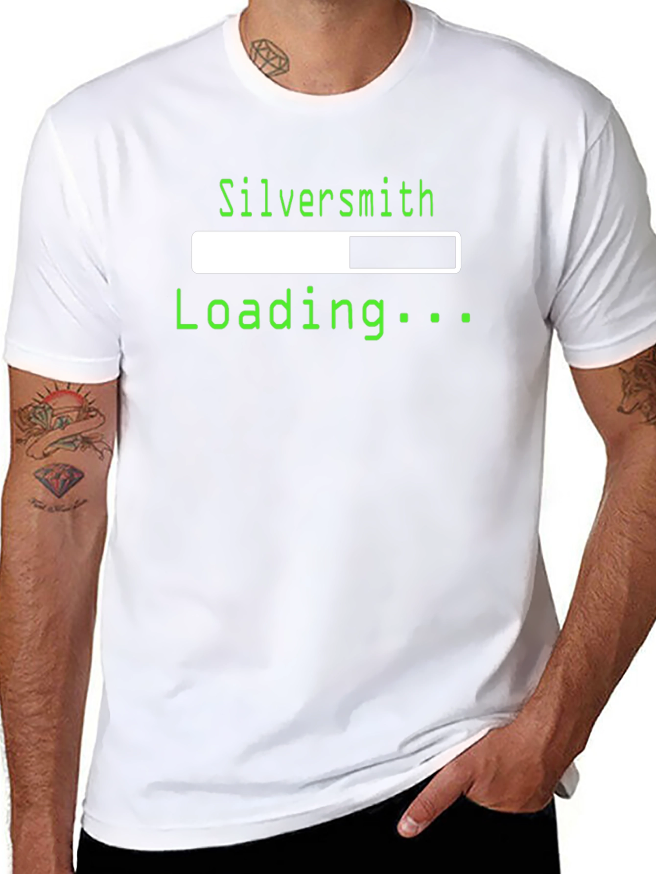 Silversmith Loading T-Shirt - Geeky Programmer Tee