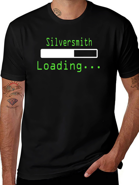 Silversmith Loading T-Shirt - Geeky Programmer Tee