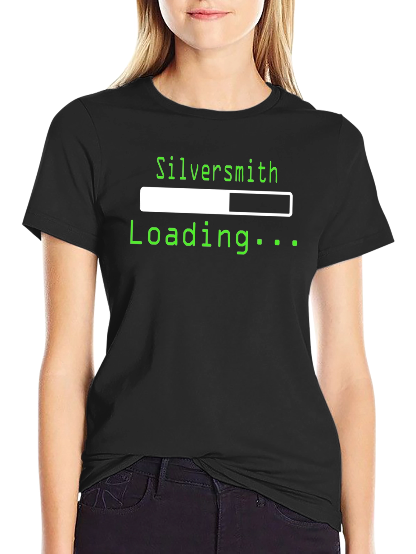 Silversmith Loading T-Shirt - Geeky Programmer Tee