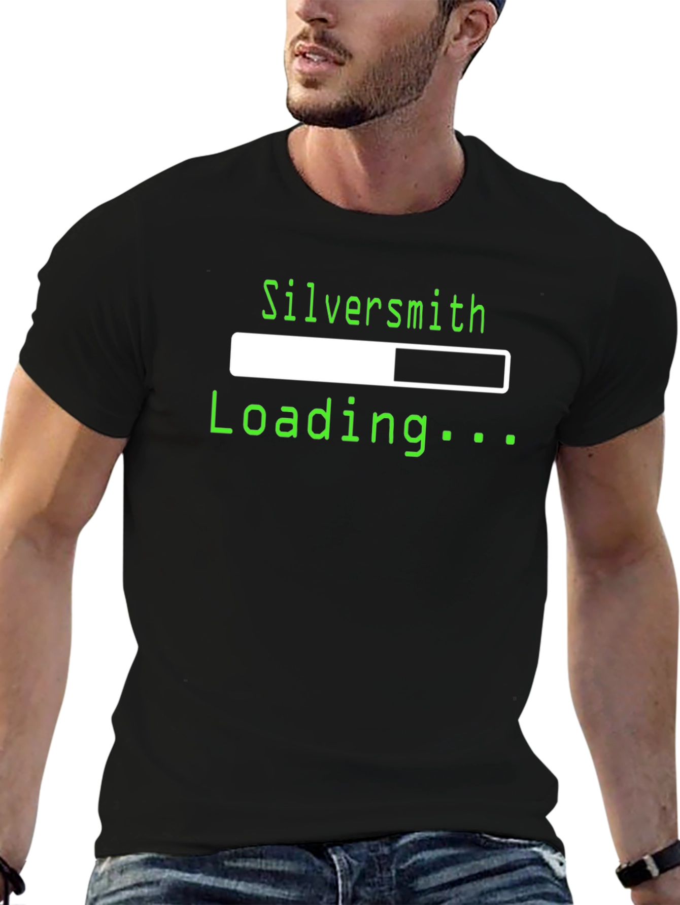 Silversmith Loading T-Shirt - Geeky Programmer Tee