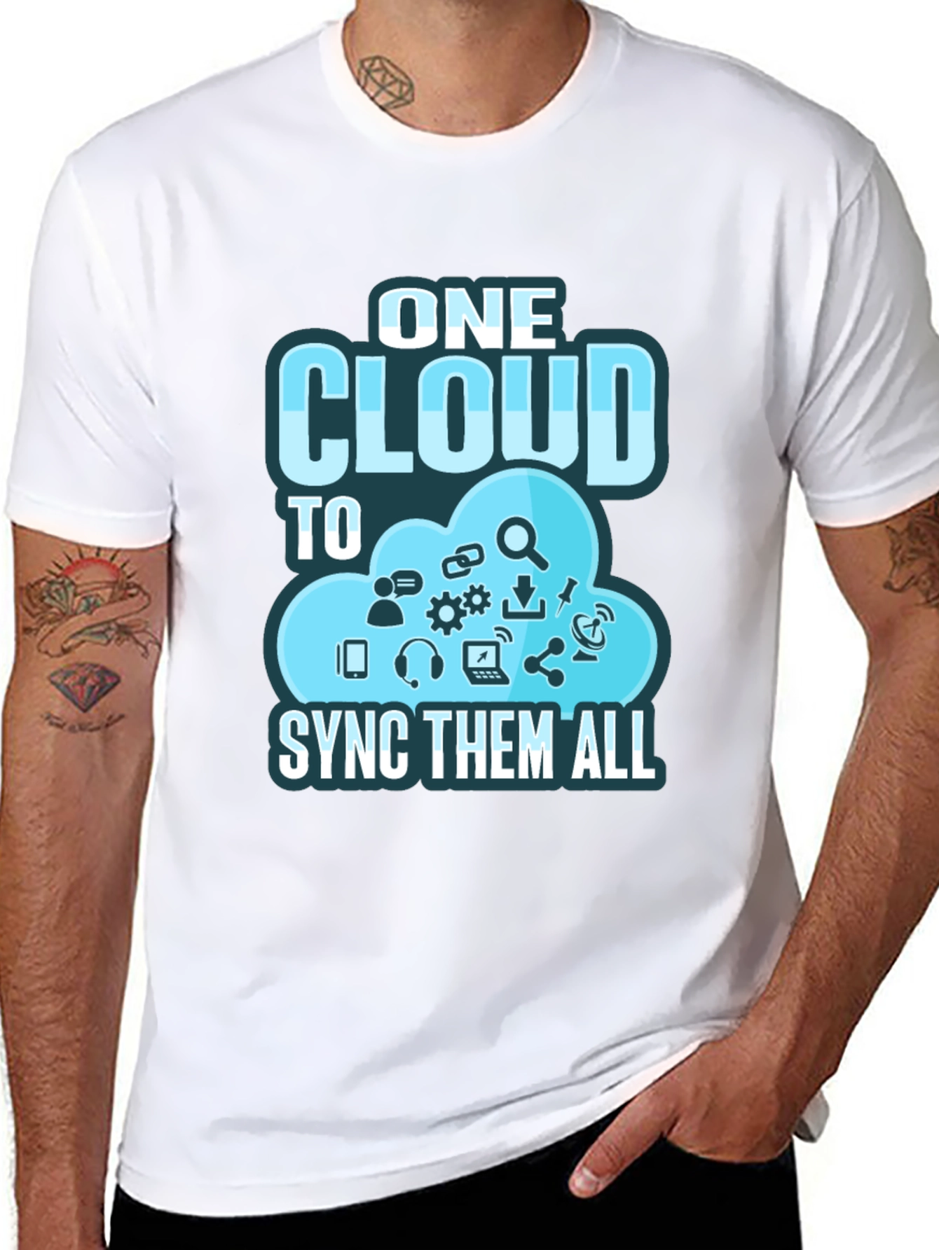 One Cloud to Sync Them All Graphic Tee