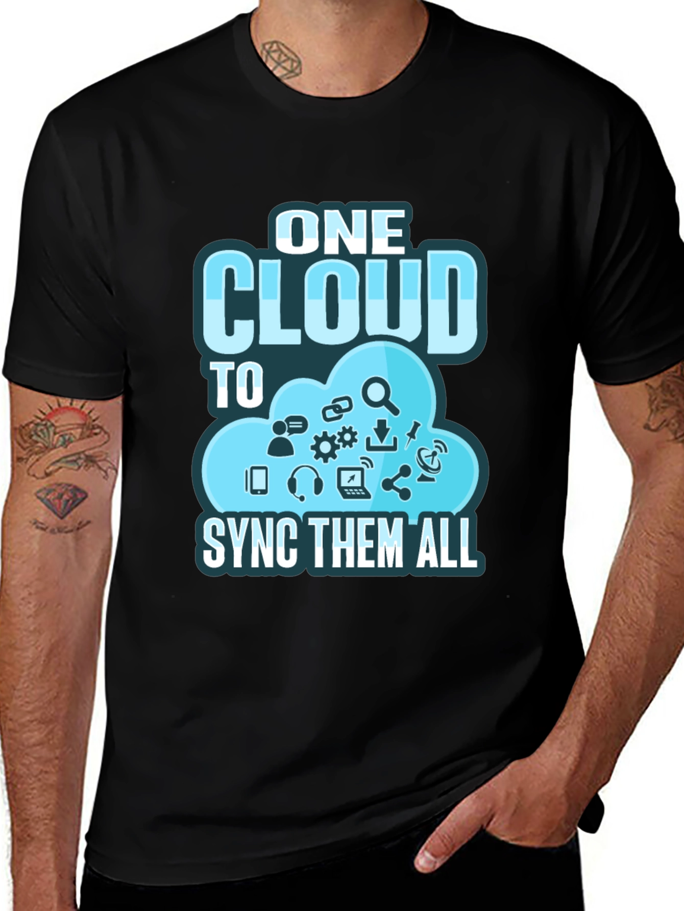 One Cloud to Sync Them All Graphic Tee