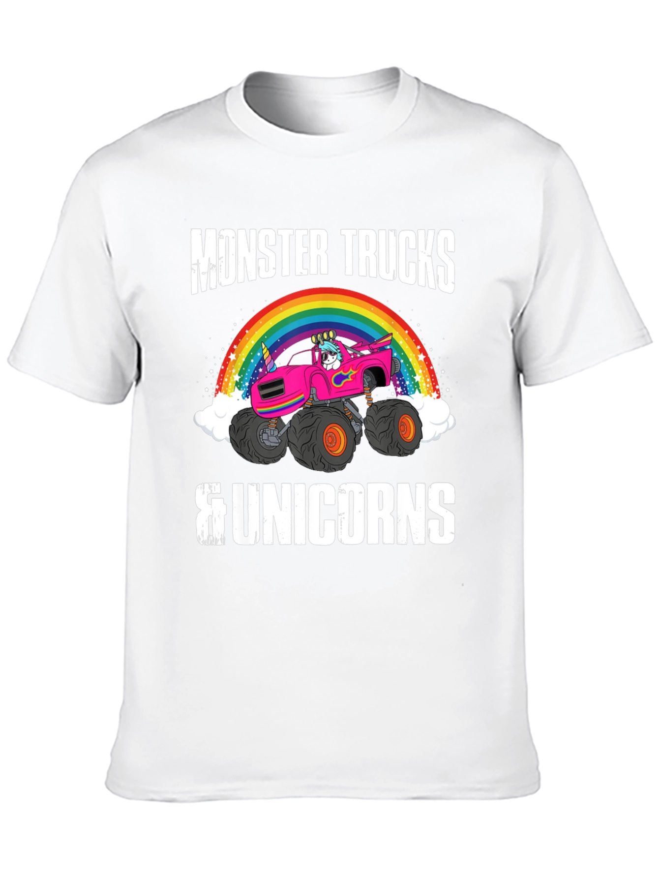Monster Trucks & Unicorns Graphic Tee
