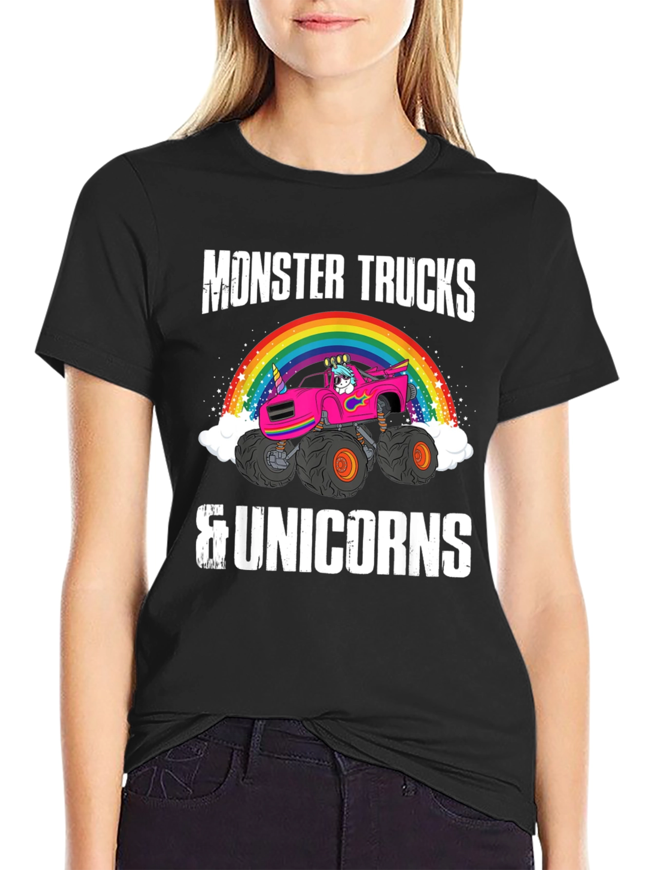 Monster Trucks & Unicorns Graphic Tee
