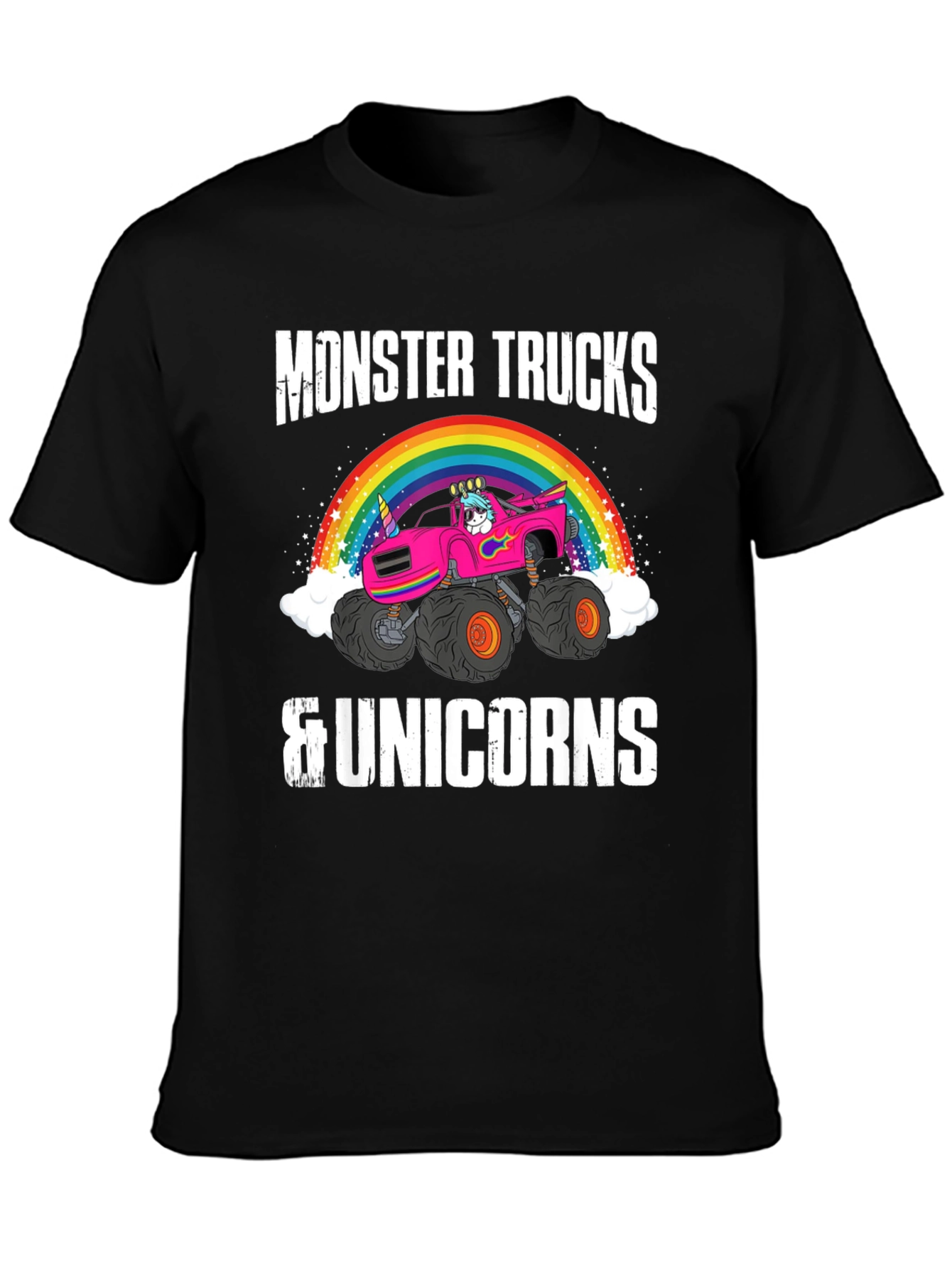 Monster Trucks & Unicorns Graphic Tee
