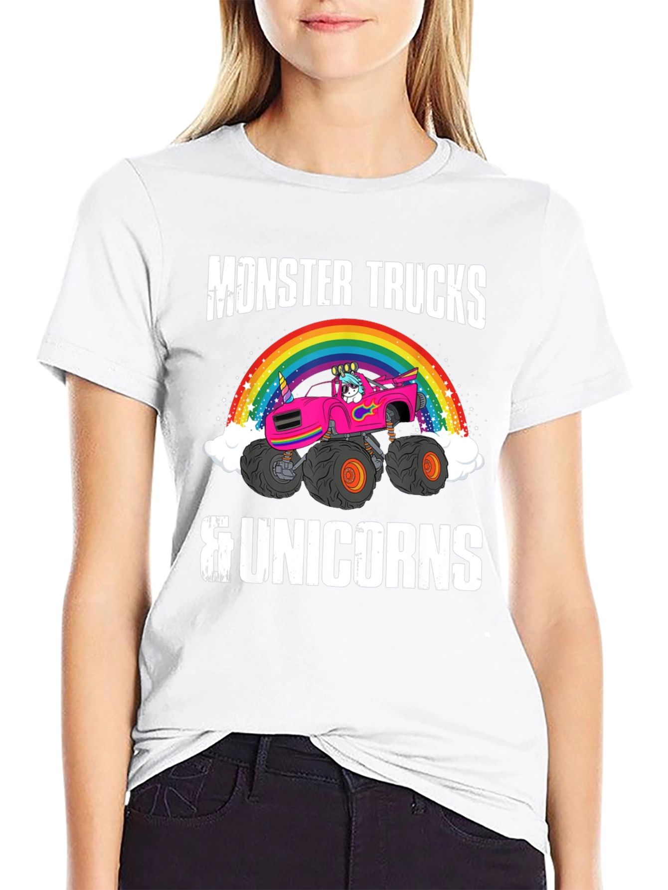 Monster Trucks & Unicorns Graphic Tee