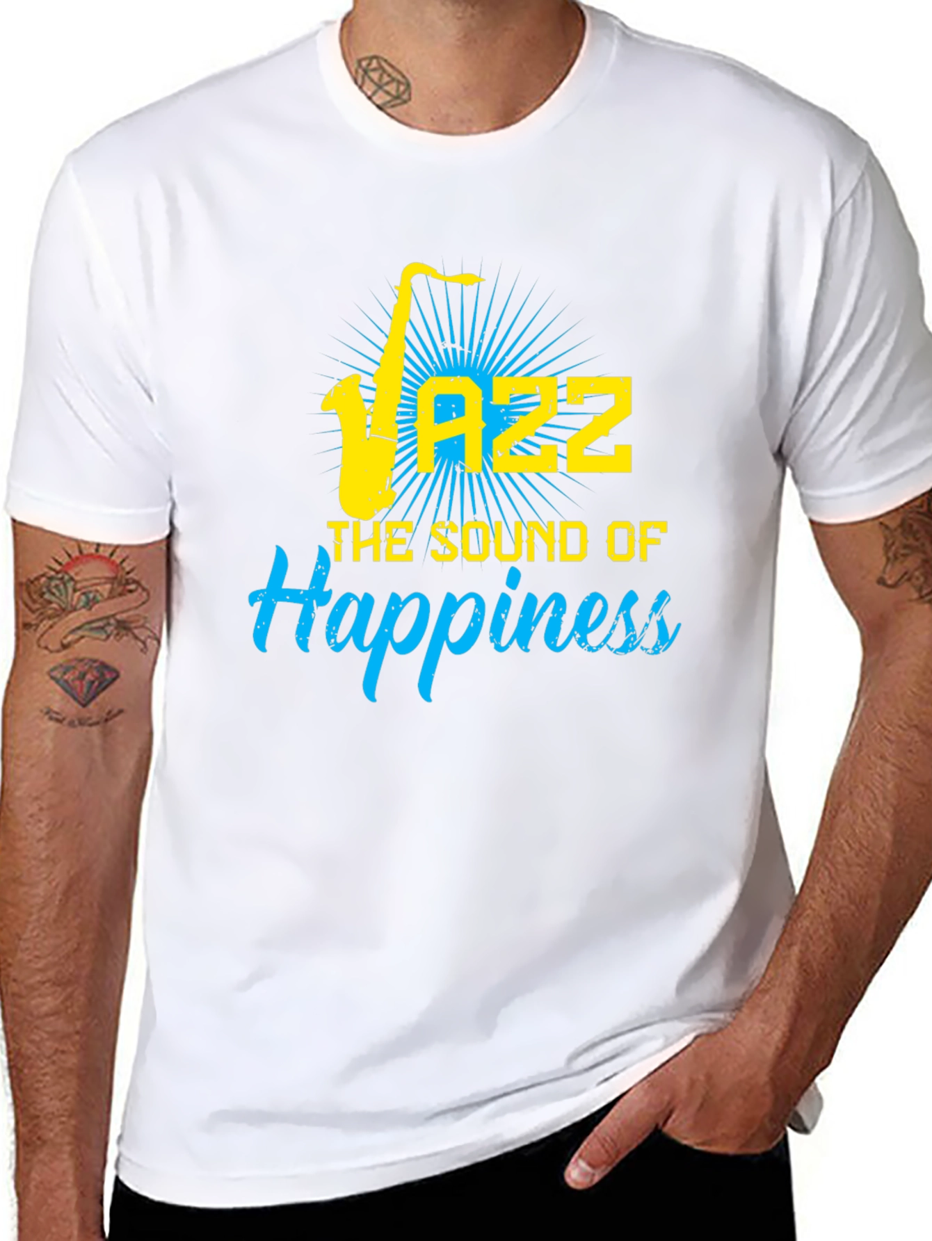 Jazz Sound of Happiness Black T-Shirt