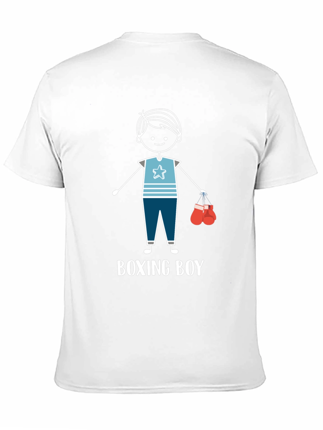 Boxing Boy Graphic T-Shirt - Fun Kids Design