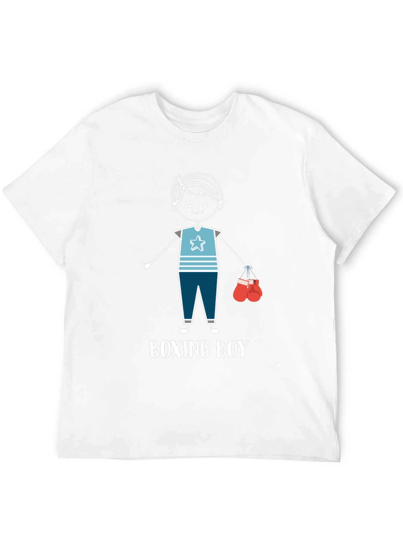 Boxing Boy Graphic T-Shirt - Fun Kids Design