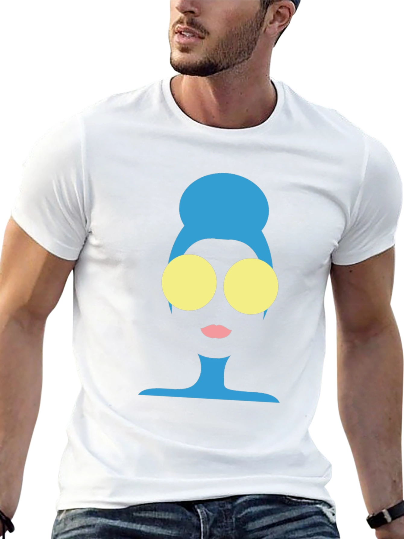 Abstract Silhouette Graphic T-Shirt - Stylish & Unique Design