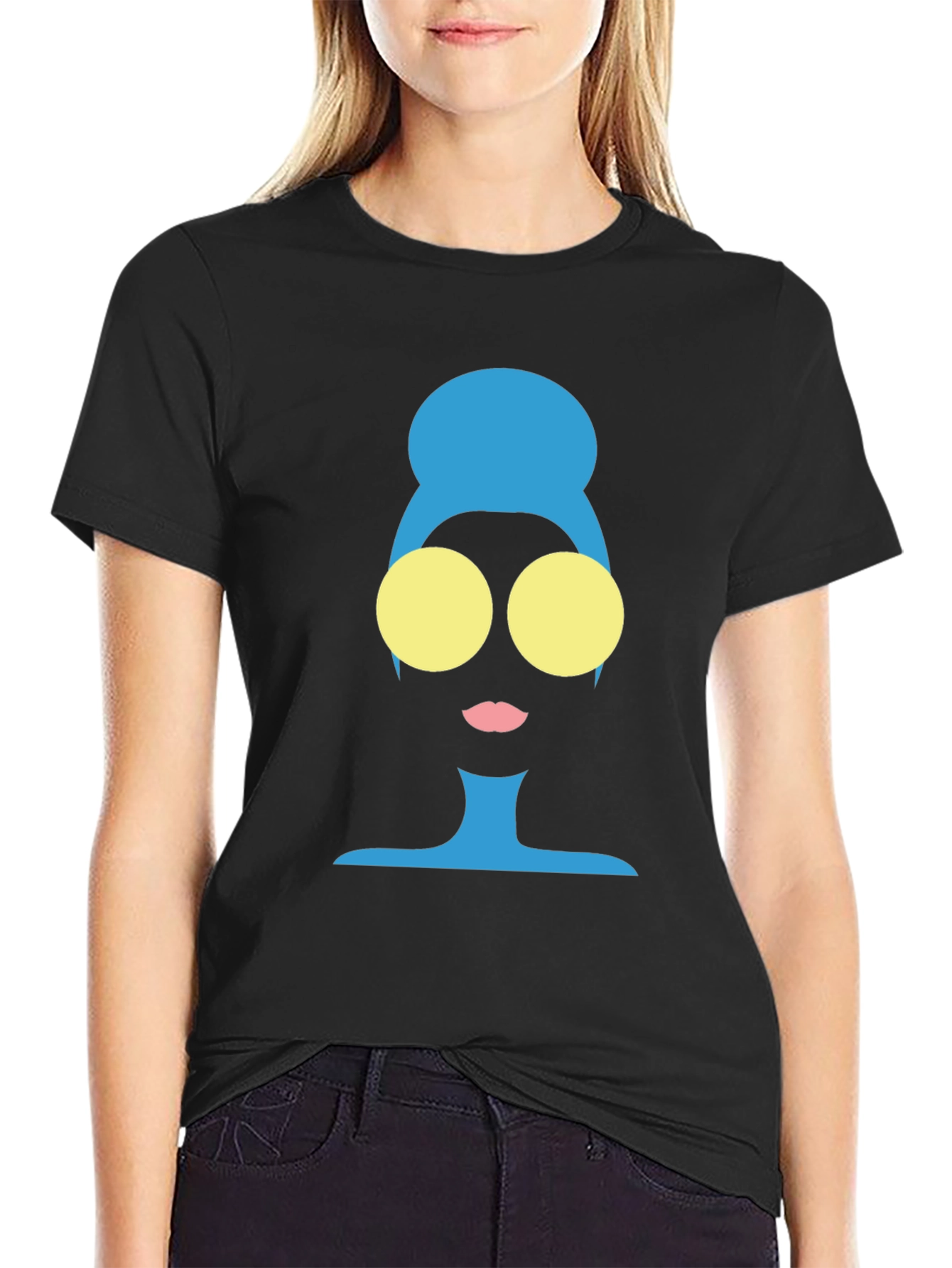 Abstract Silhouette Graphic T-Shirt - Stylish & Unique Design