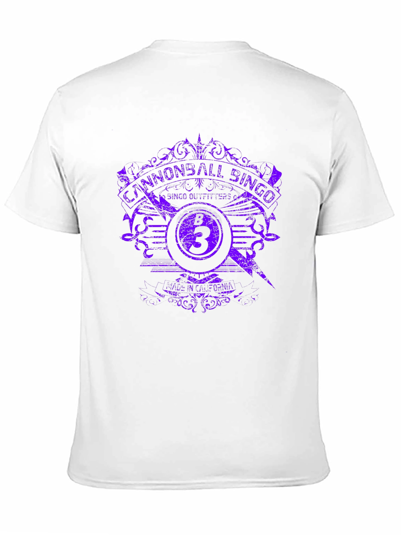 Cannonball Bingo Purple Graphic Tee