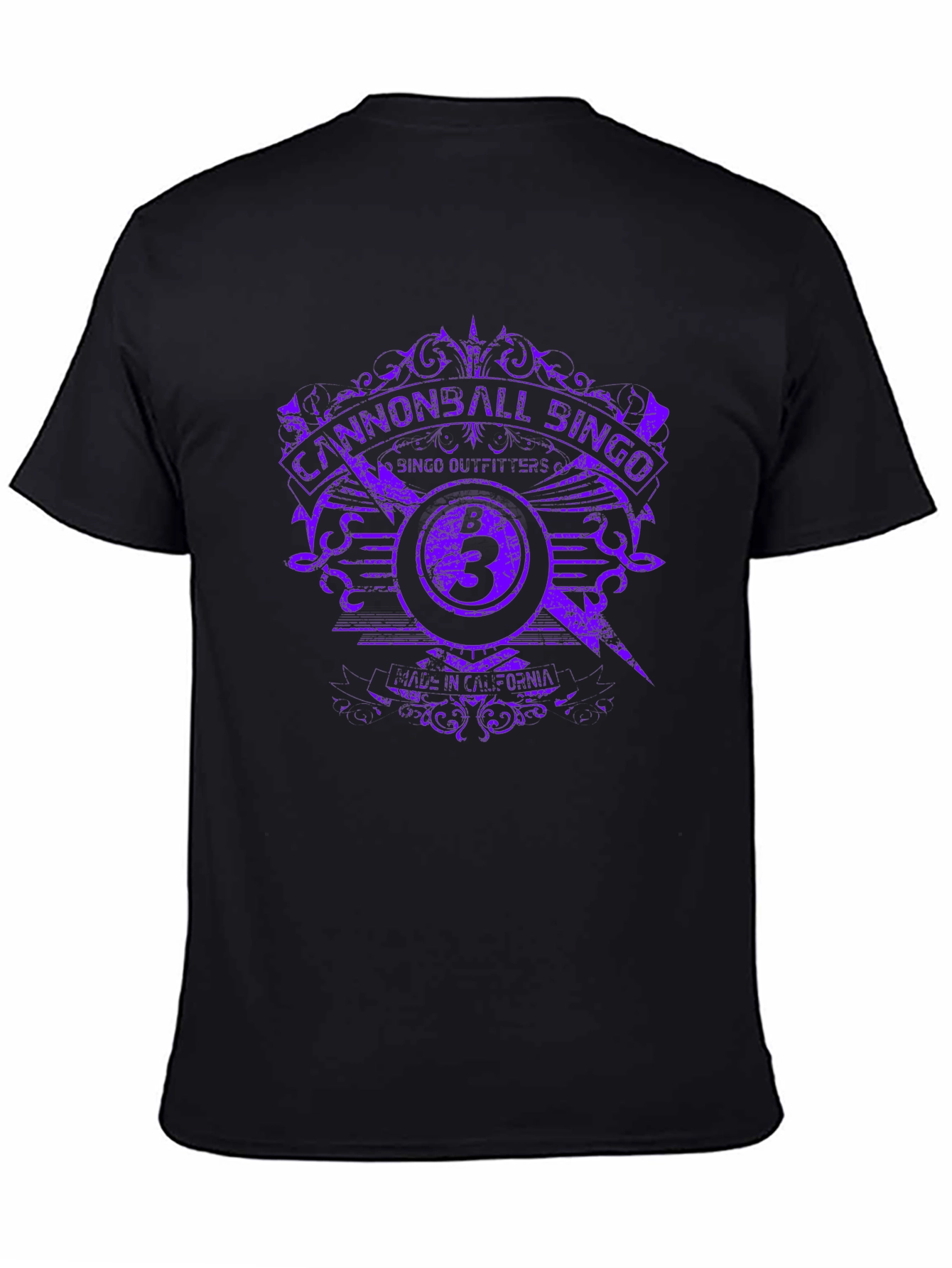 Cannonball Bingo Purple Graphic Tee