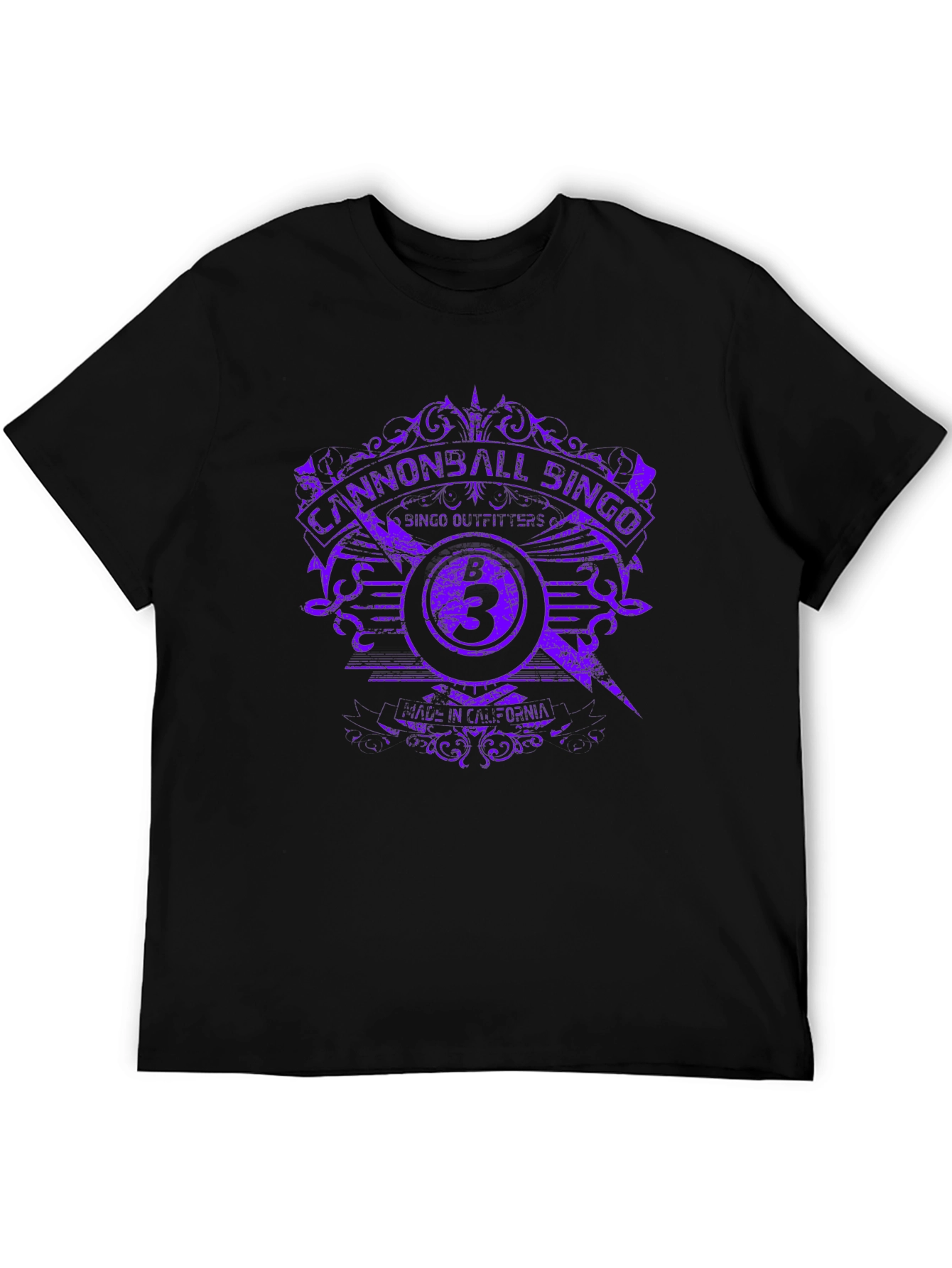 Cannonball Bingo Purple Graphic Tee