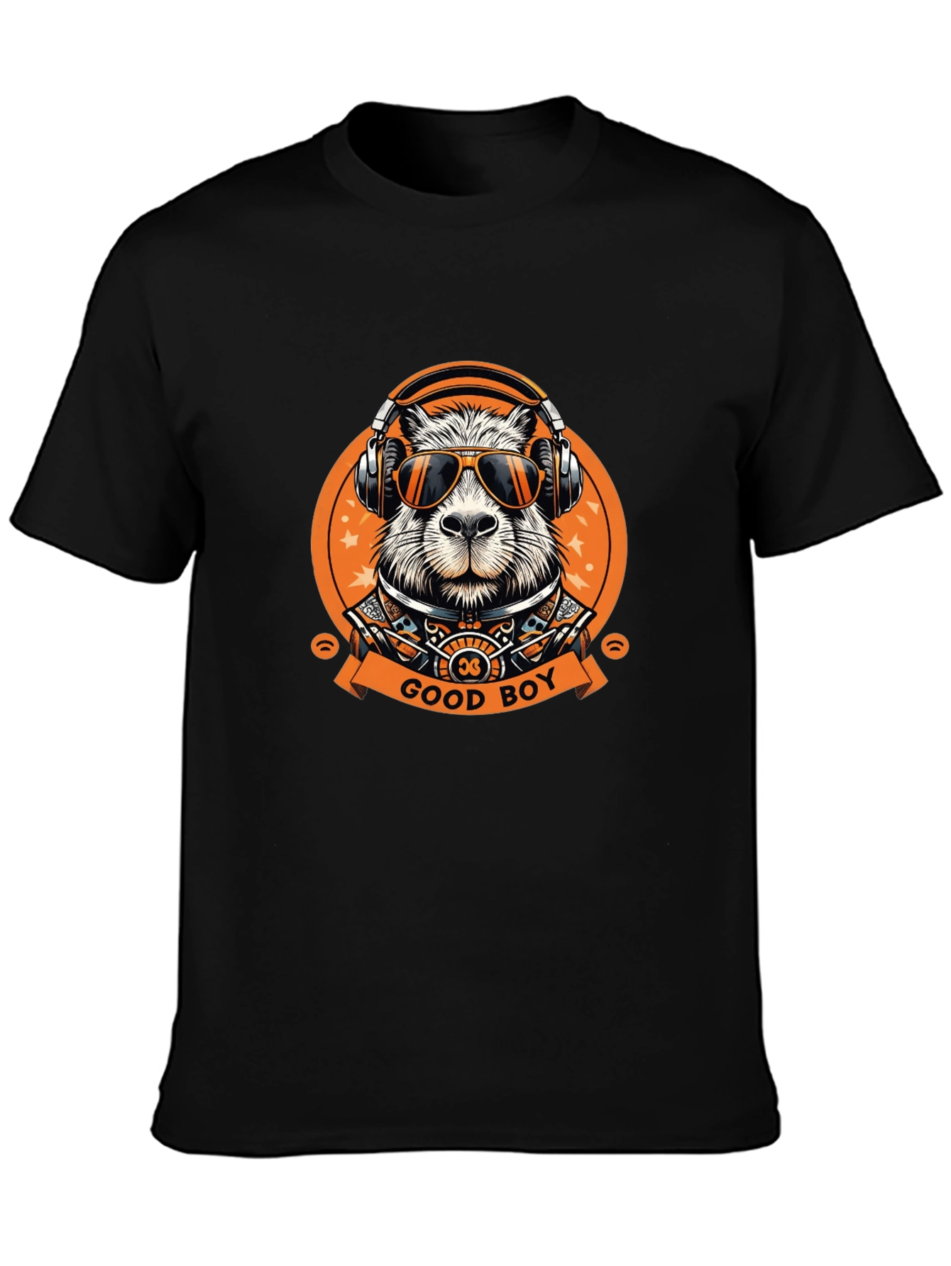 Good Boy Capybara Graphic Tee - Trendy Animal Design