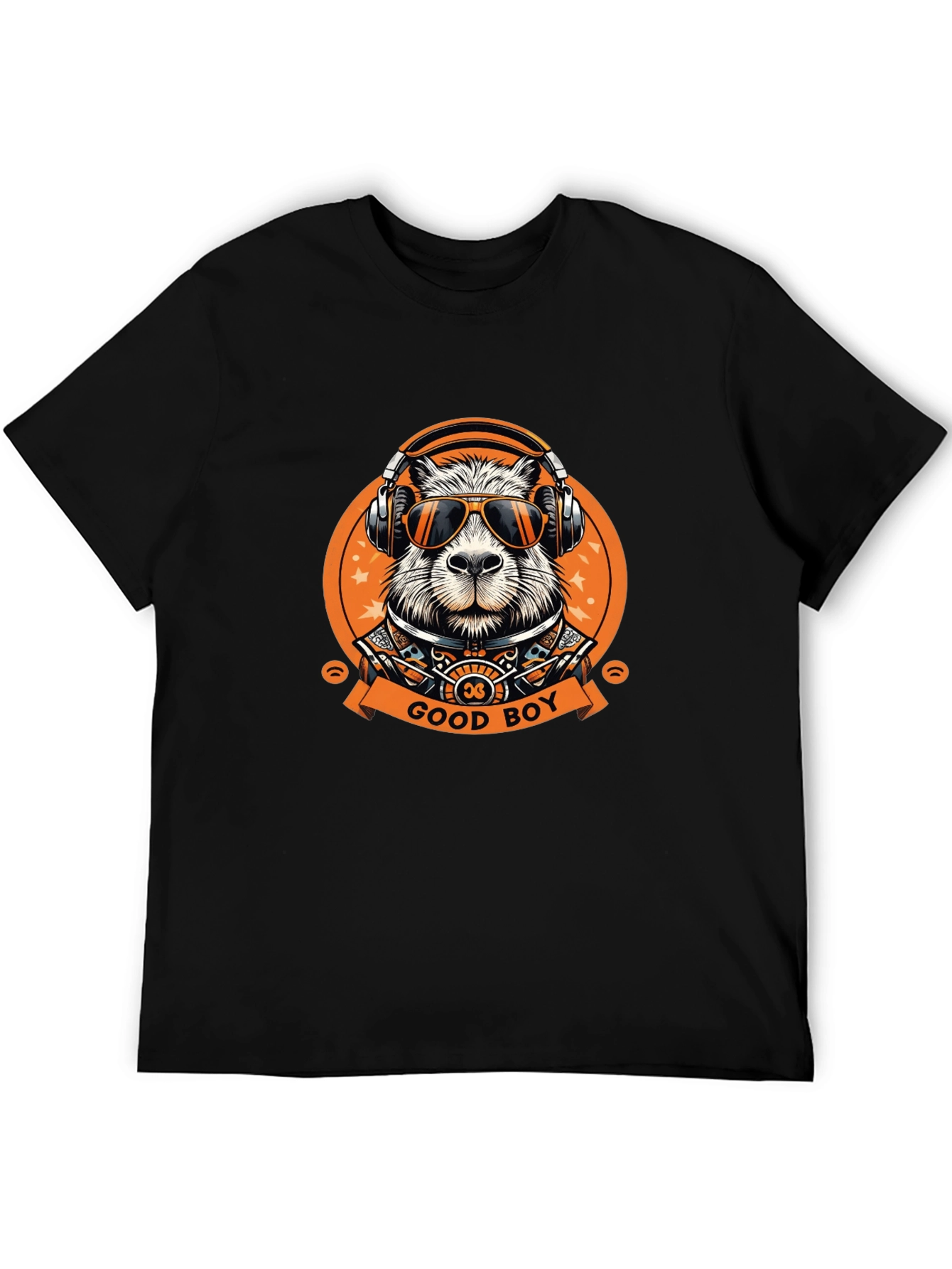 Good Boy Capybara Graphic Tee - Trendy Animal Design