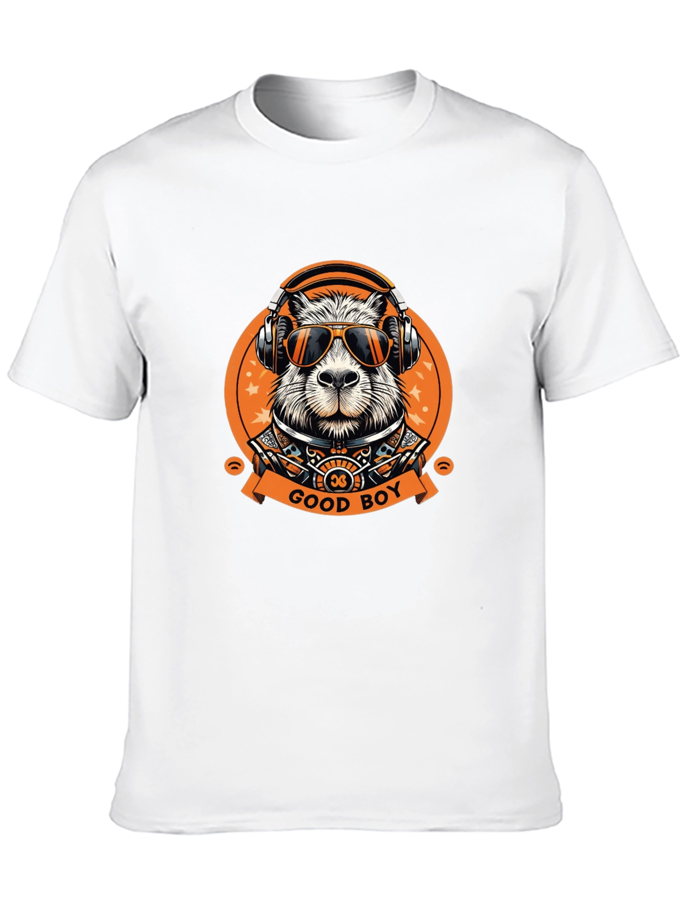 Good Boy Capybara Graphic Tee - Trendy Animal Design