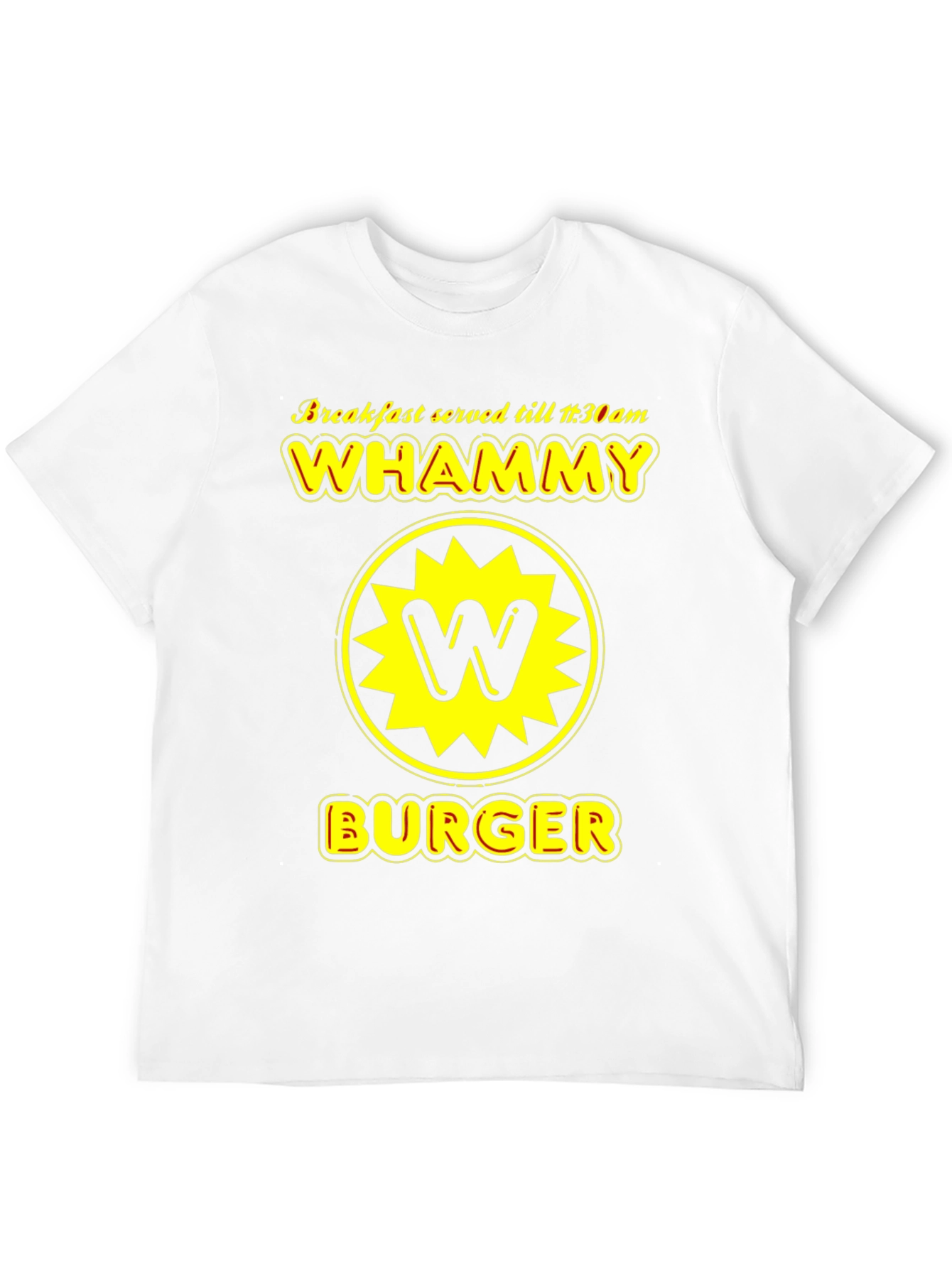 Whammy Burger T-Shirt - Breakfast Served All Day!