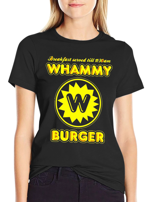 Whammy Burger T-Shirt - Breakfast Served All Day!