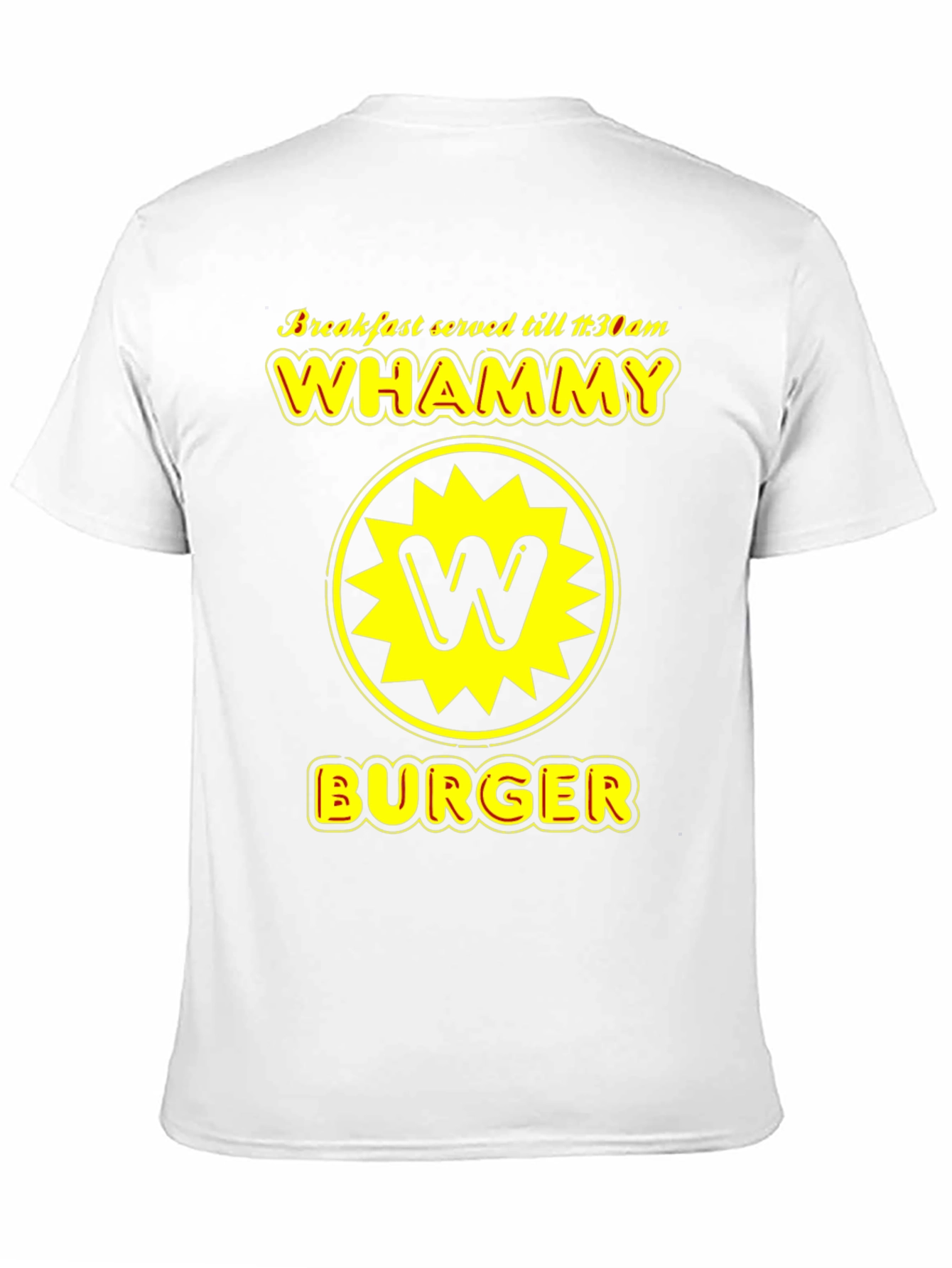 Whammy Burger T-Shirt - Breakfast Served All Day!