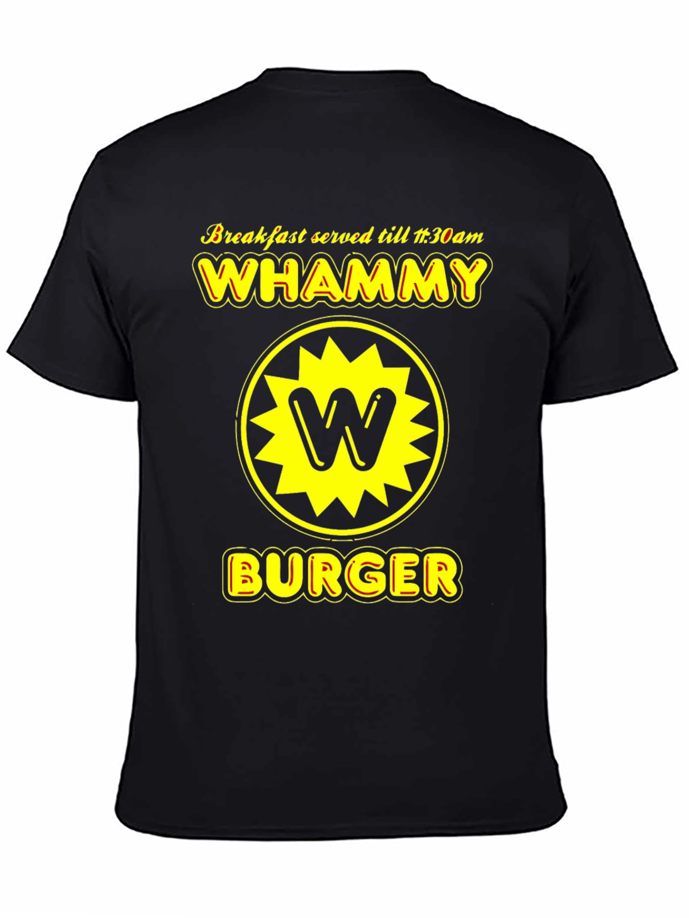Whammy Burger T-Shirt - Breakfast Served All Day!