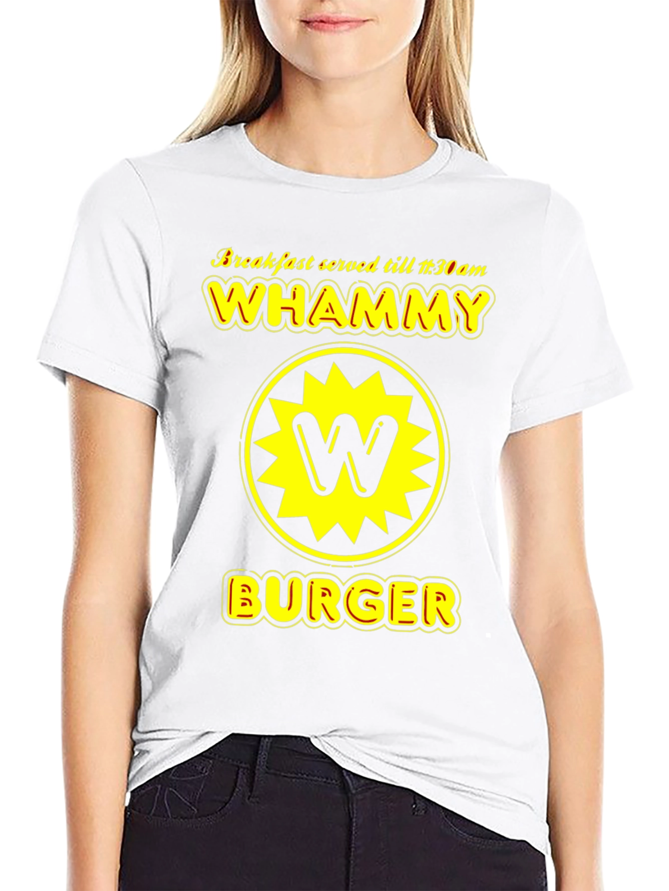 Whammy Burger T-Shirt - Breakfast Served All Day!