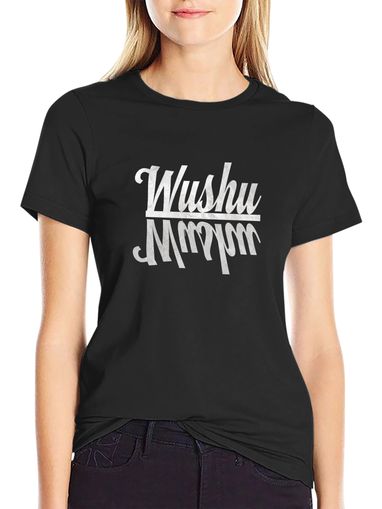 Wushu Martial Arts Graphic Tee - Black