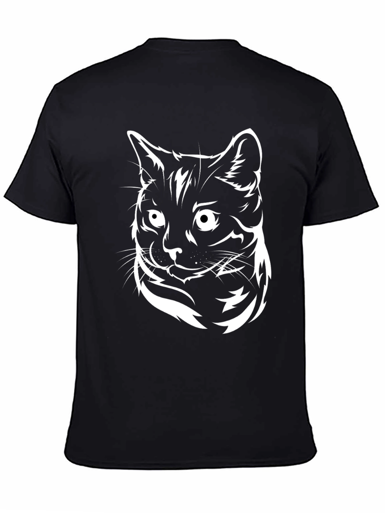 Black Cat Graphic Tee - Cool Casual Style