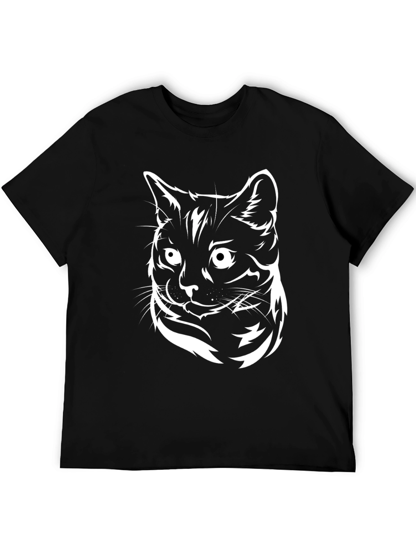 Black Cat Graphic Tee - Cool Casual Style