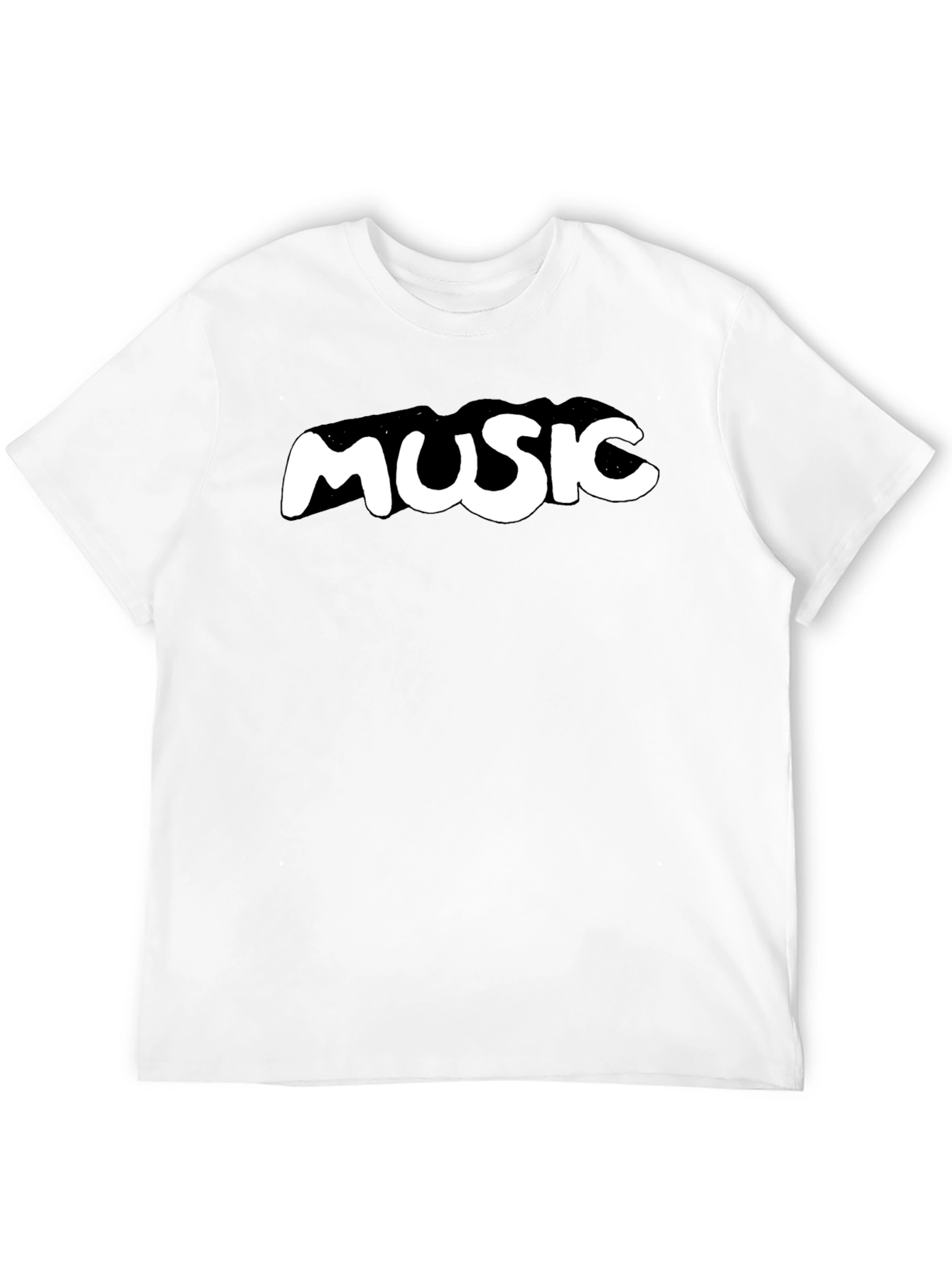 Music T-Shirt - Black Cotton Tee