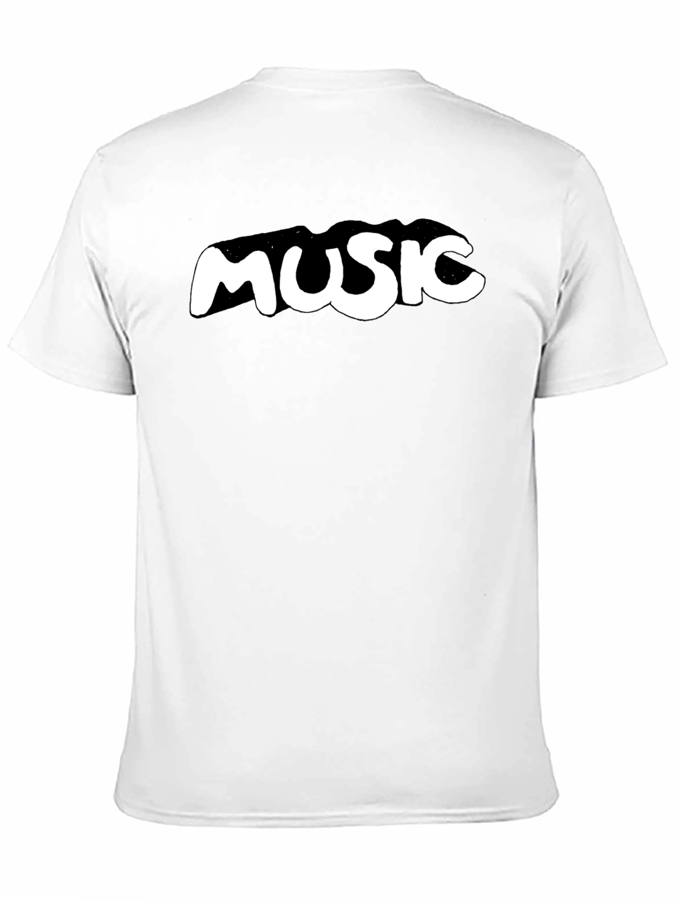 Music T-Shirt - Black Cotton Tee