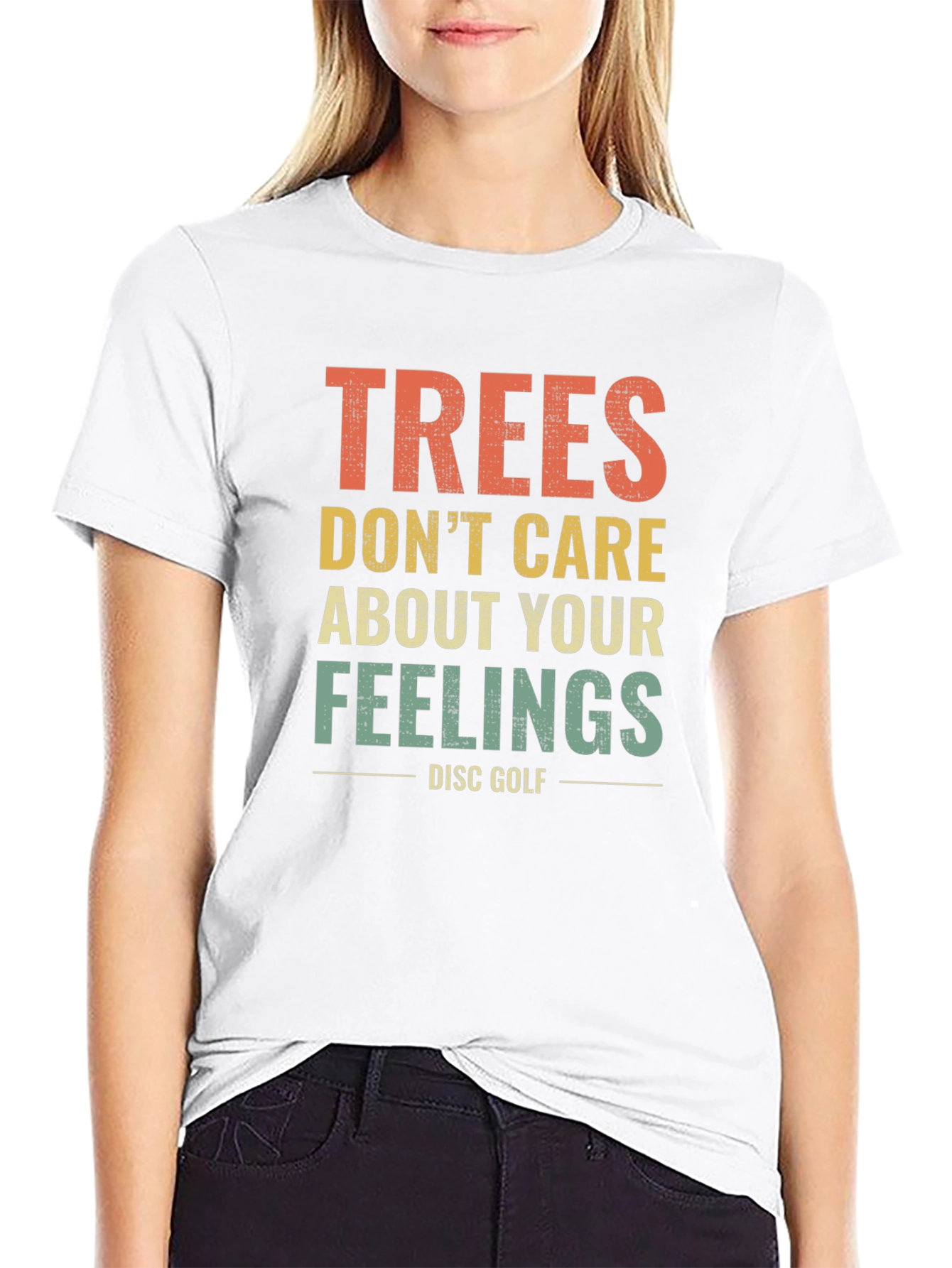 Trees Dont Care Disc Golf T-Shirt