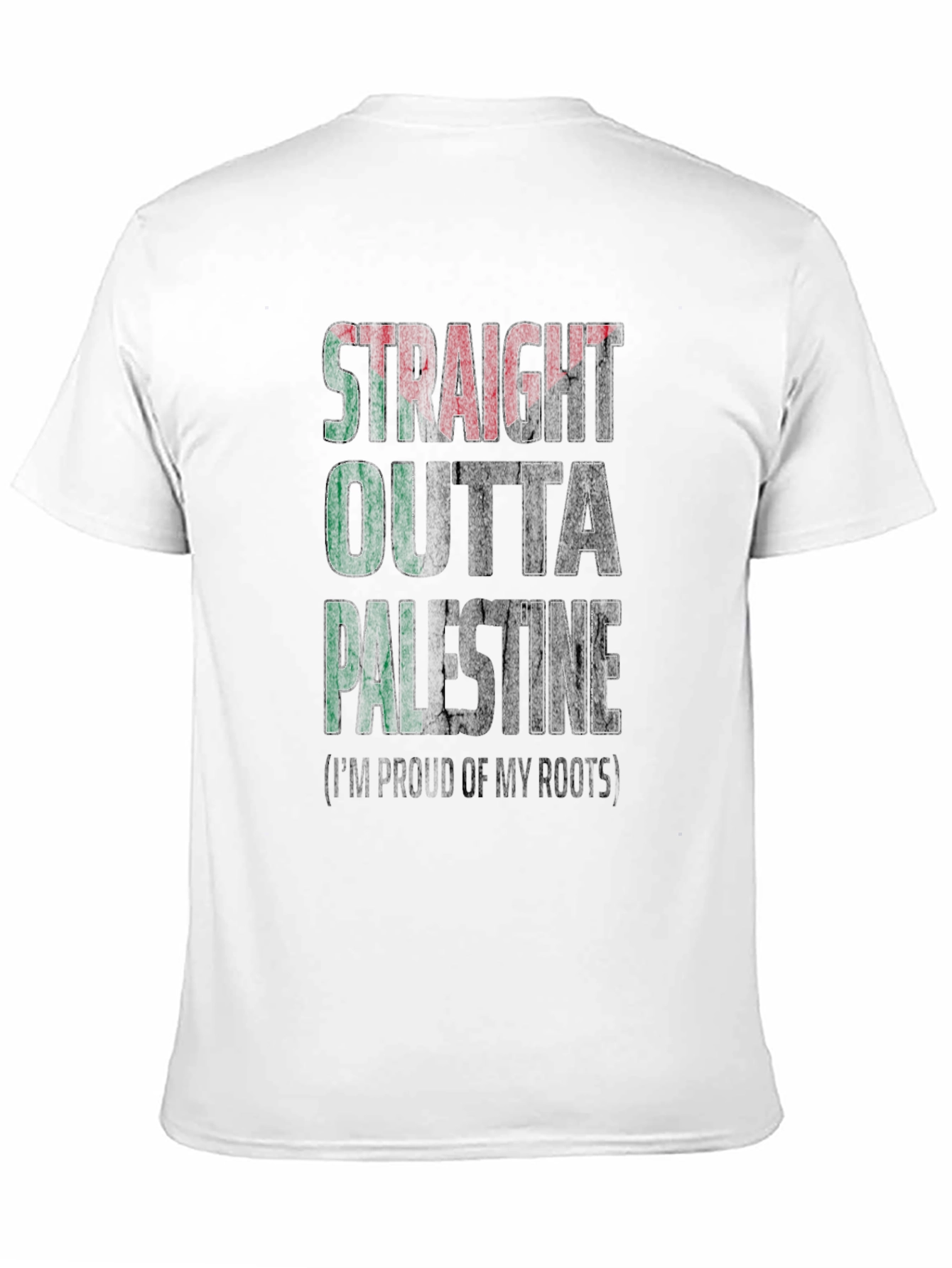 Straight Outta Palestine T-Shirt - Proud Roots
