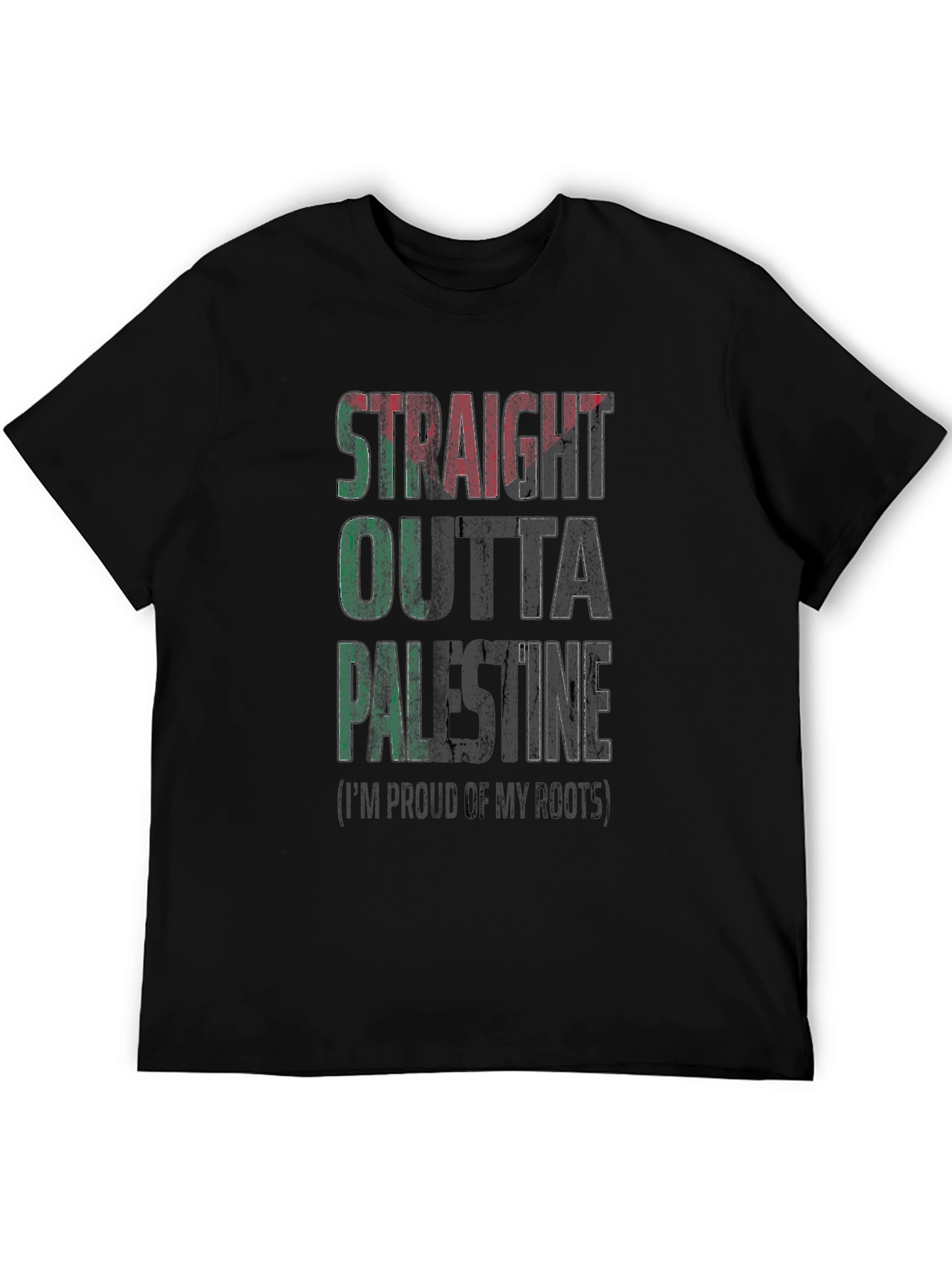 Straight Outta Palestine T-Shirt - Proud Roots