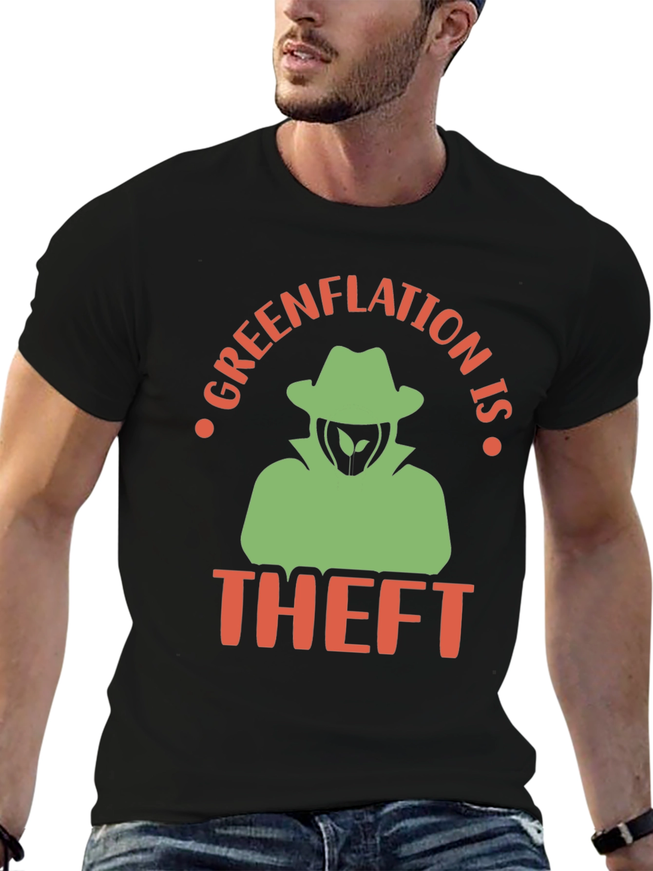 Greenflation is Theft Graphic Tee