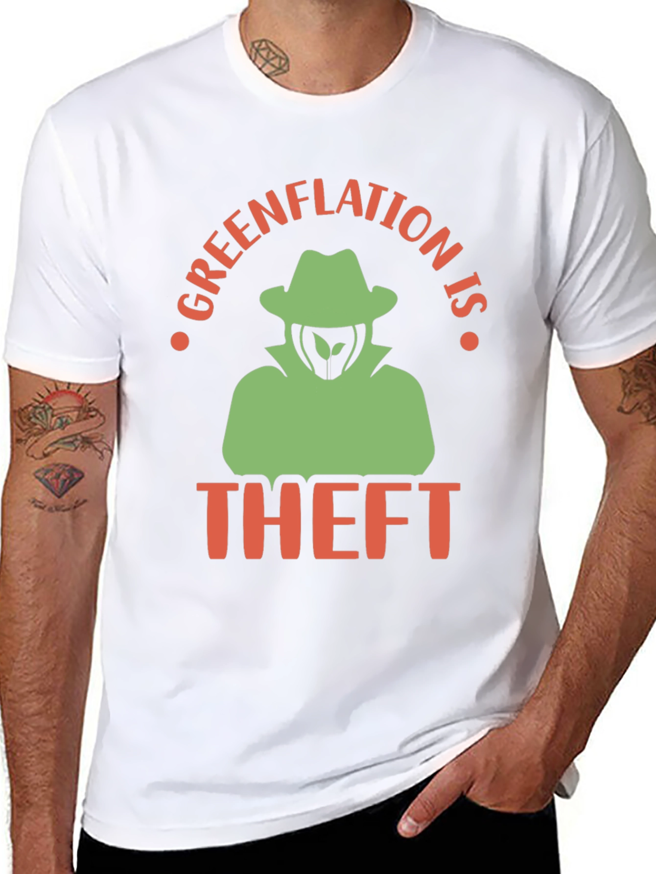 Greenflation is Theft Graphic Tee
